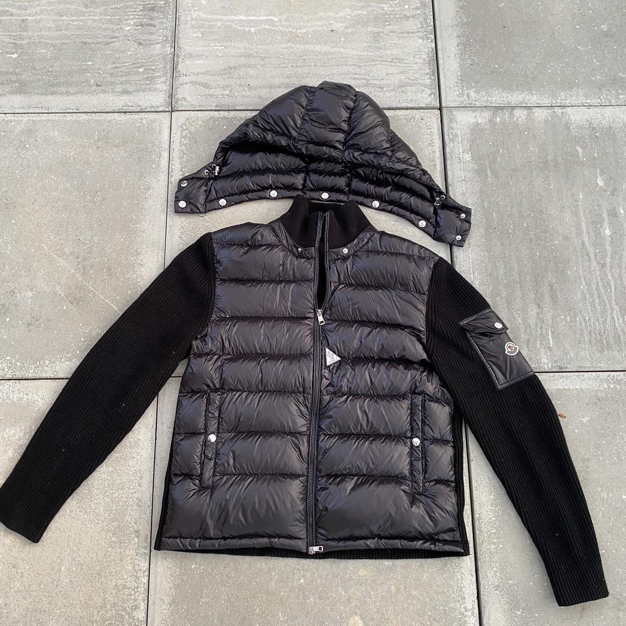 Moncler knitted down jacket Size XL In great... - Depop