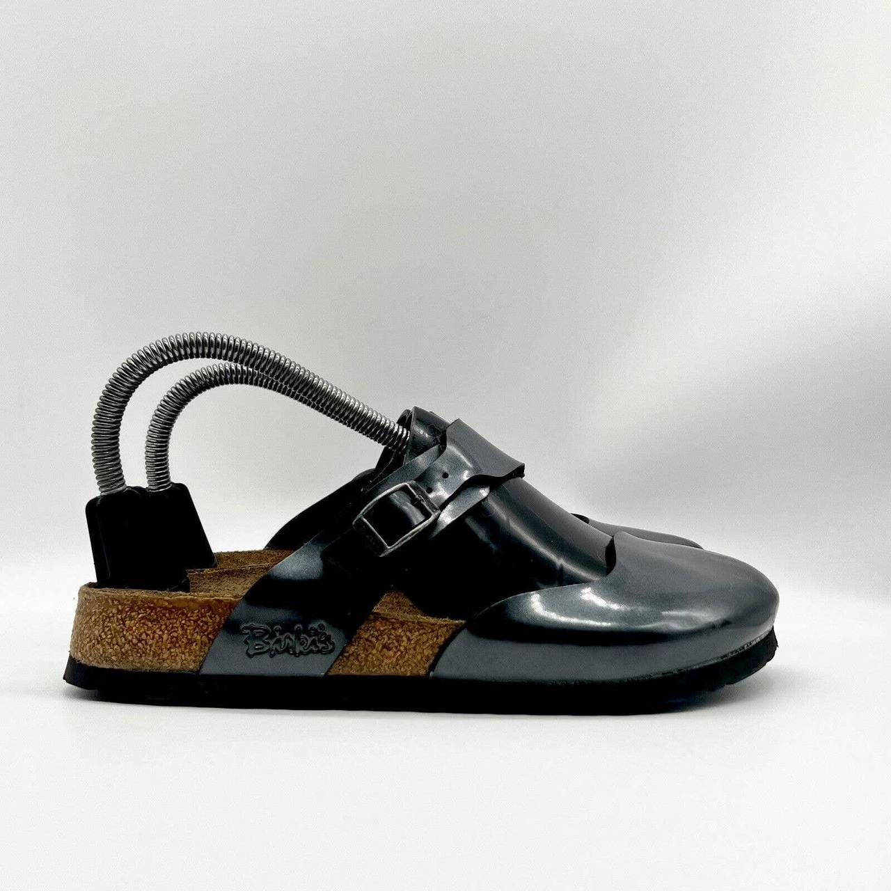 Birkenstock london 2024 shiny black