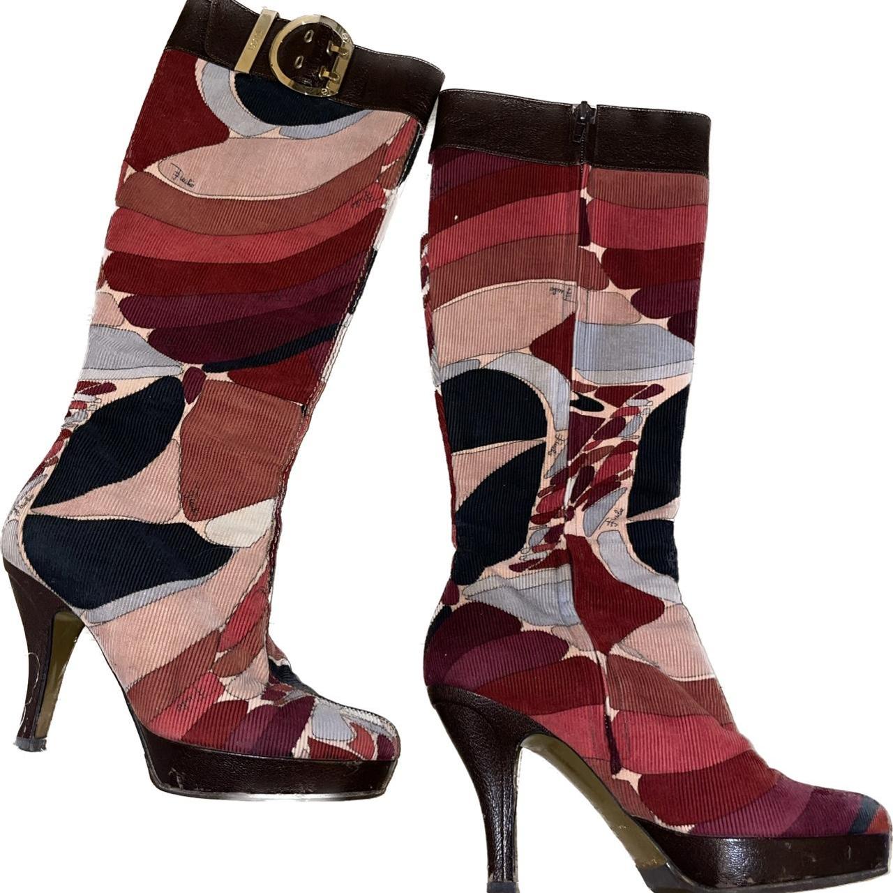 EMILIO PUCCI rare 2000s Corduroy abstract Depop