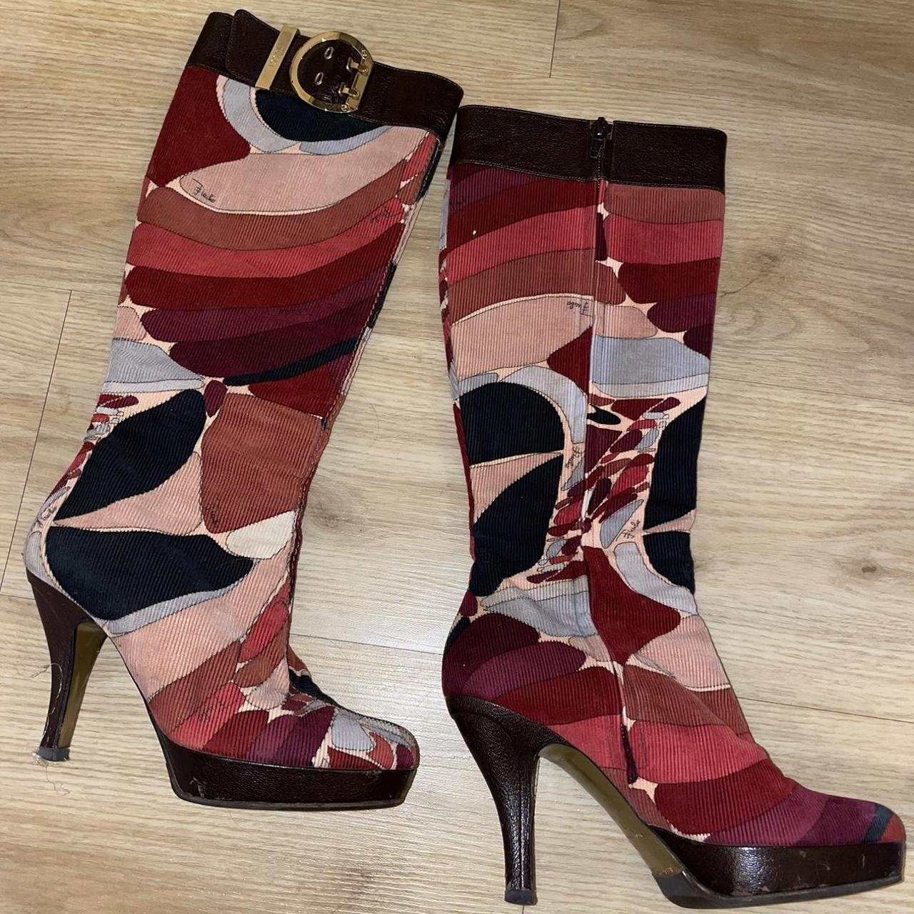 EMILIO PUCCI ピンク チェスターコート ベルト付き EMILIO PUCCI ピンク チェスターコート ベルト付き EminaMix