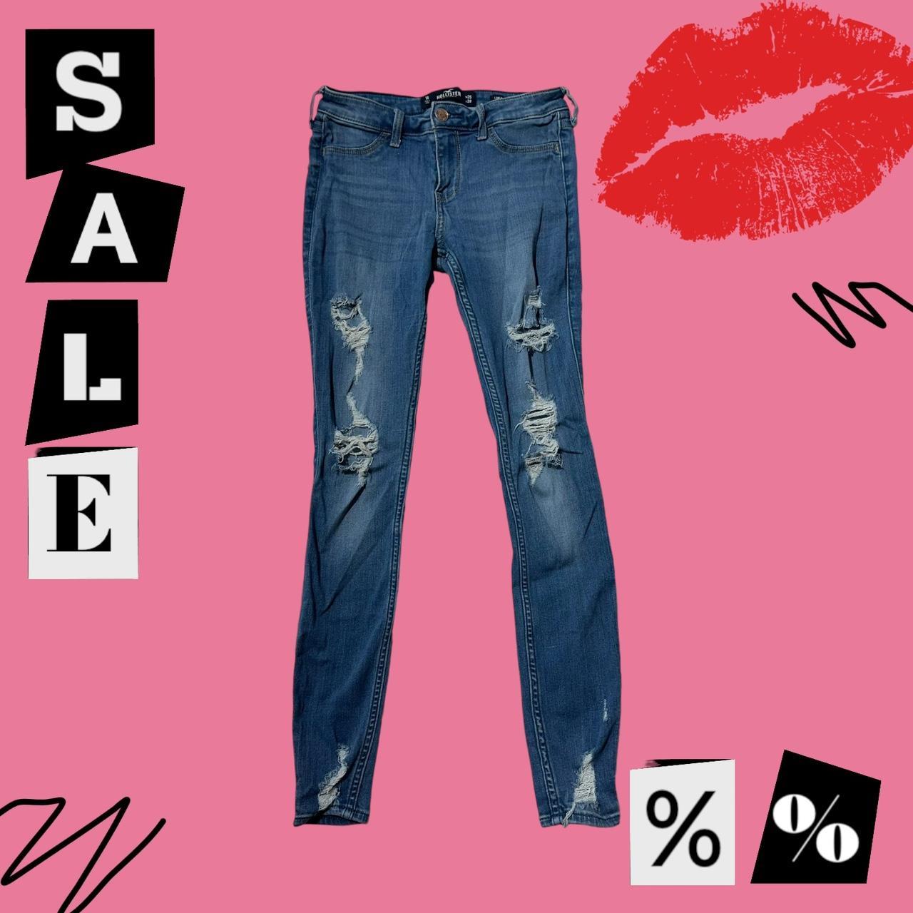 Hollister low rise jeans leggings best sale