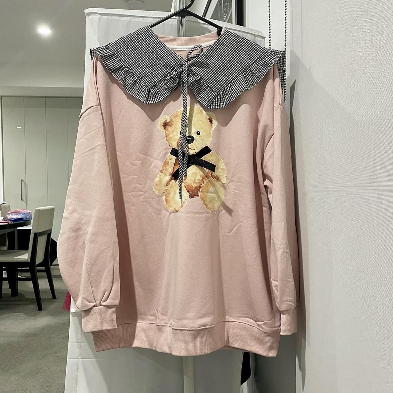 Jirai Kei Style Crewneck Sweatshirt Coquette Ribbon Depop