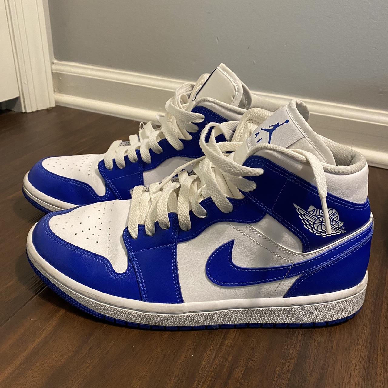nike air jordan 1 blue and white womens