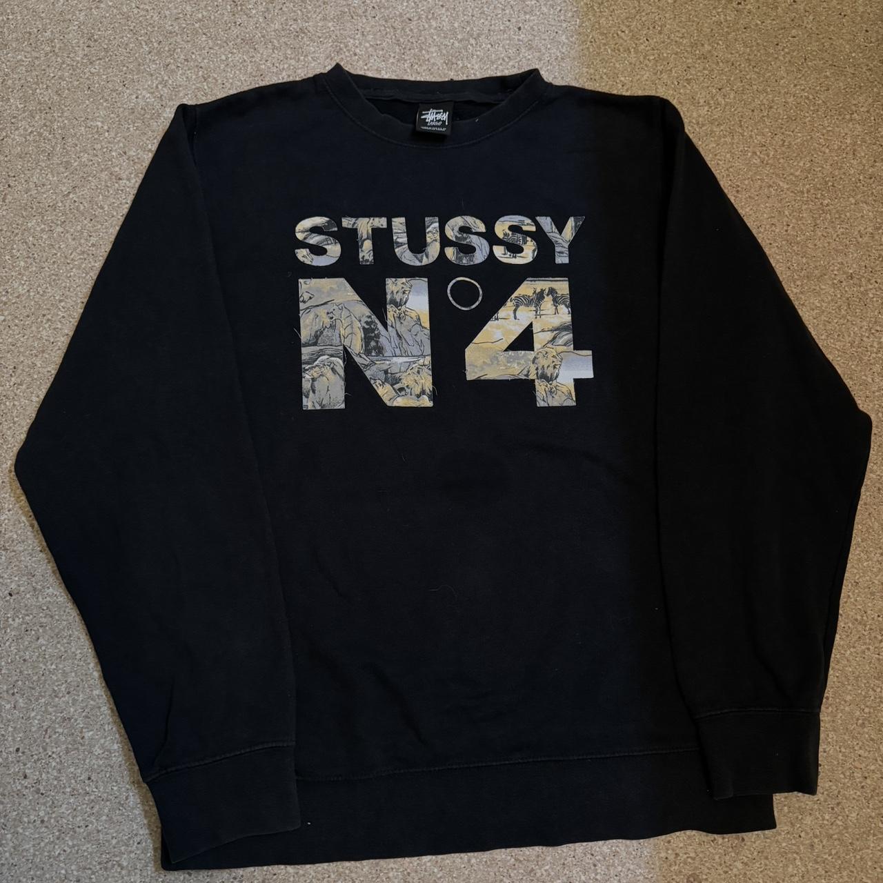 stussy vintage n4 crewneck SZ L fits tts open to... Depop