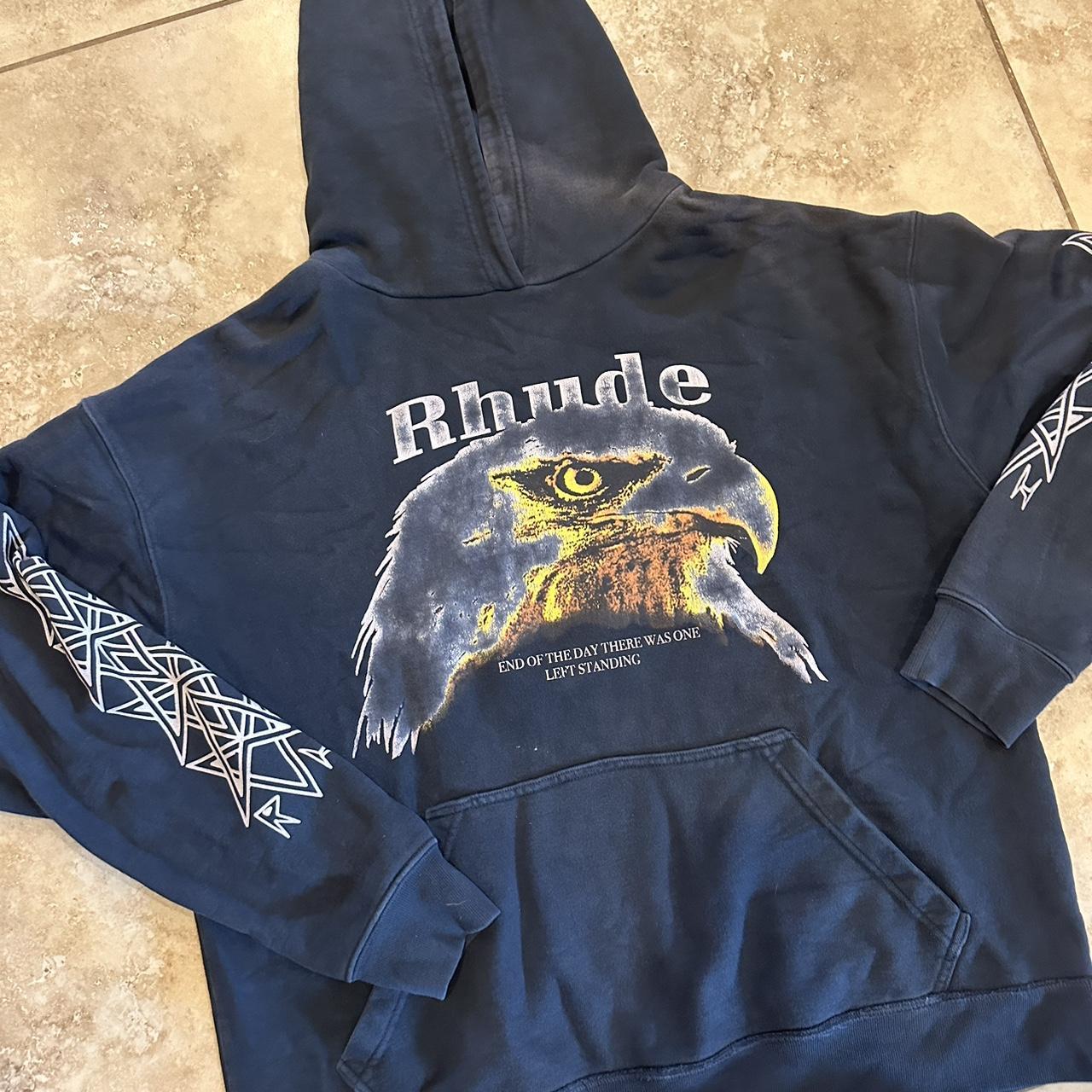 Rhude best sale eagle hoodie