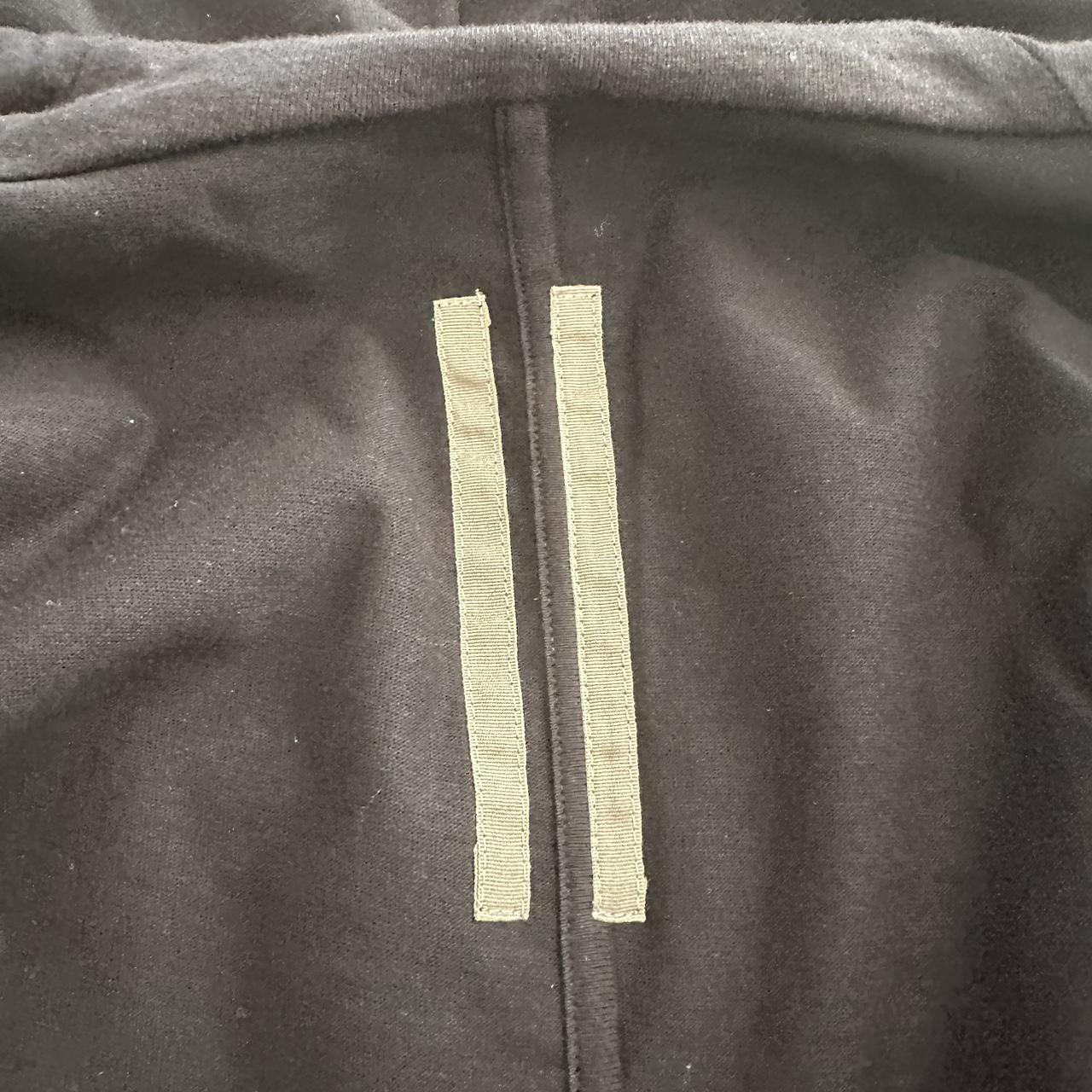 Rick Owens Shiny Gimp Zip up hoodie Size medium... - Depop