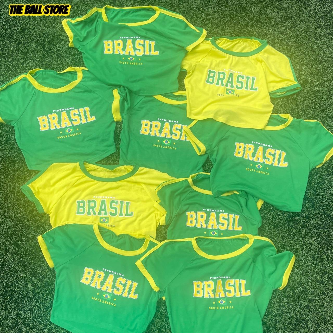 Brazil crop tops 🇧🇷 Brand new without tags various... Depop