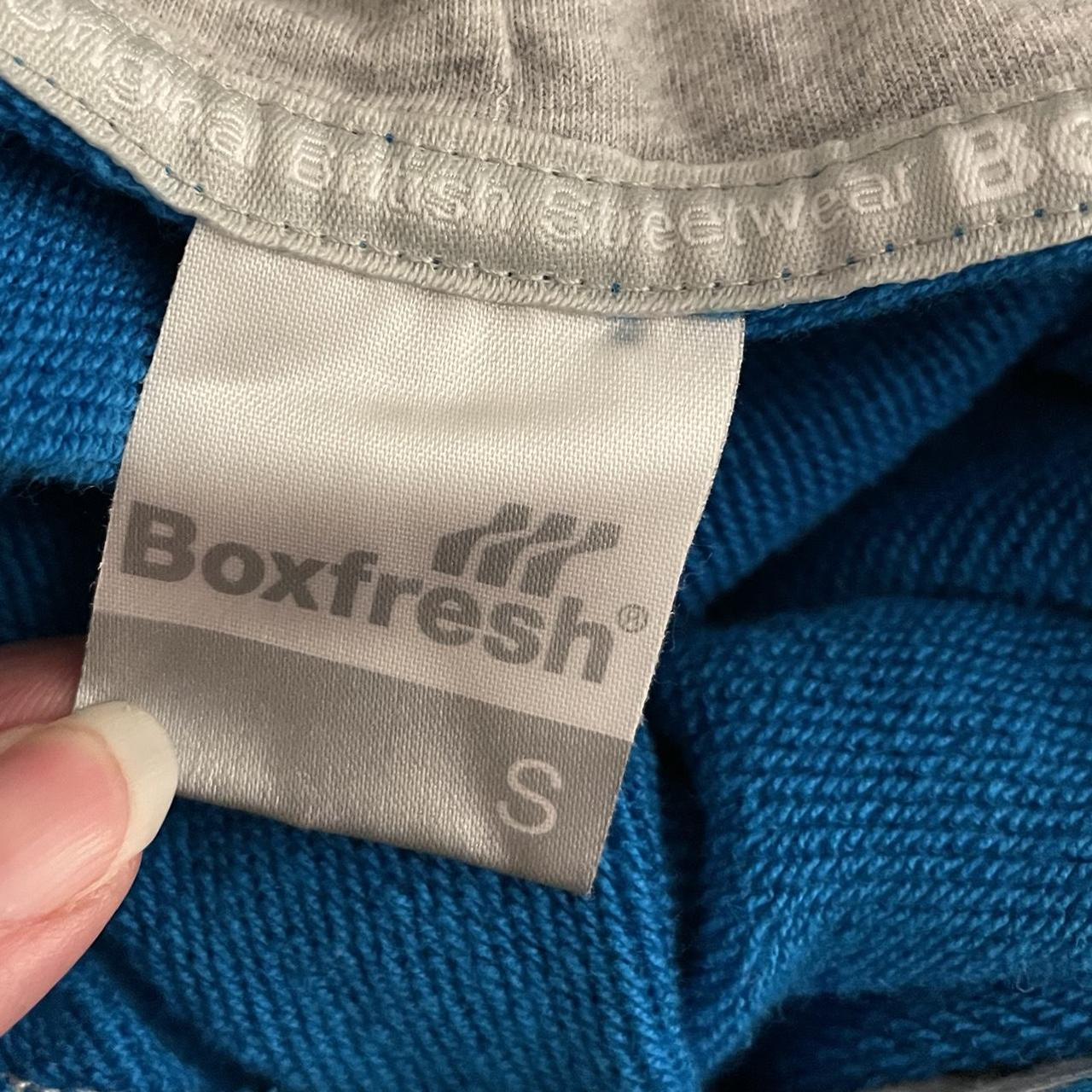 Boxfresh Women's Blue and Silver Sweatshirt (2)