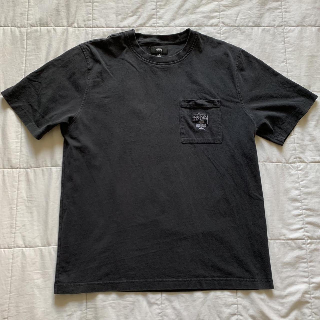 Black Stüssy 8 Ball Shirt Size large, no | Depop