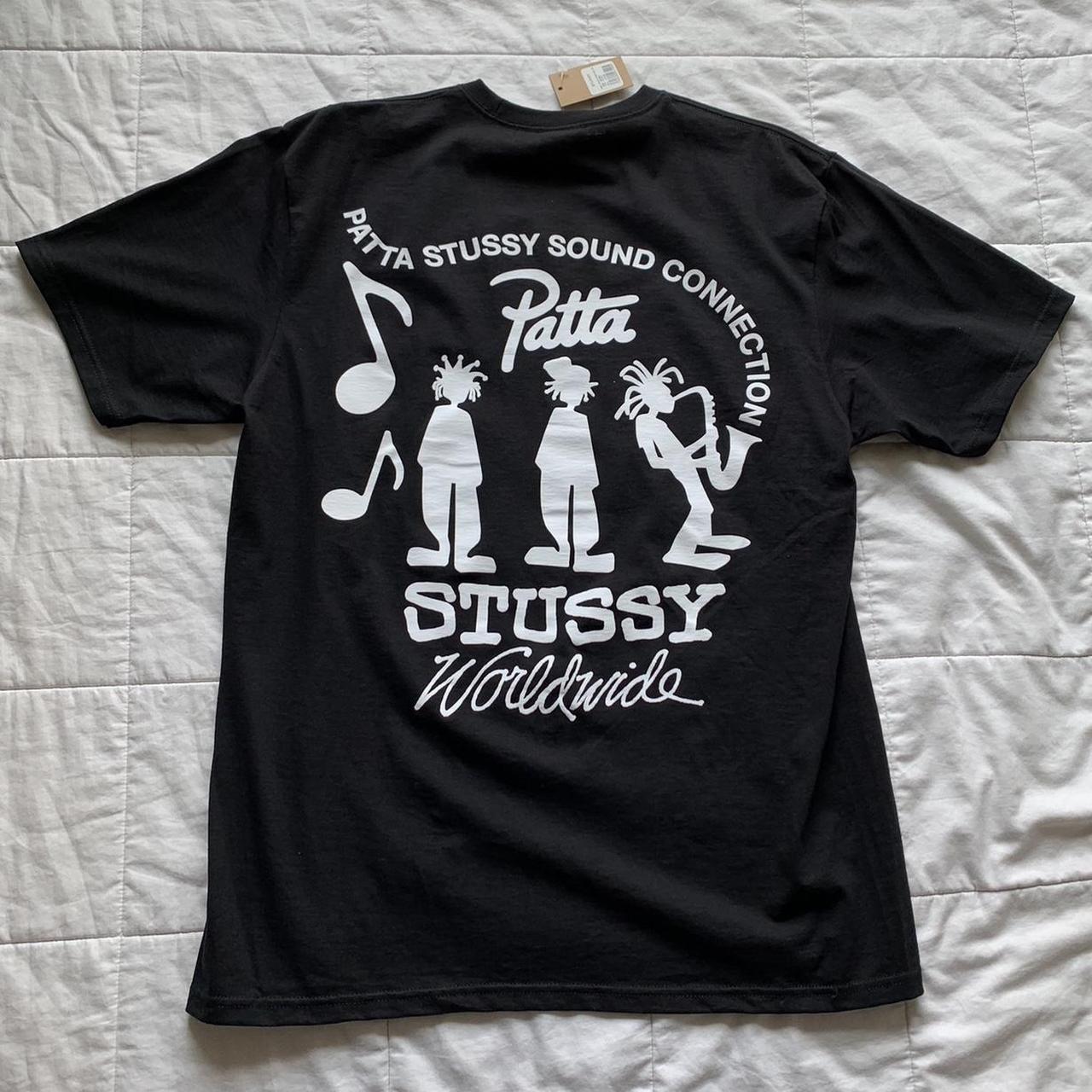 【ステューシー】Stussy x Patta Sound Connection TShirt Black Stüssy x Patta Sound Connection T-shirt Black