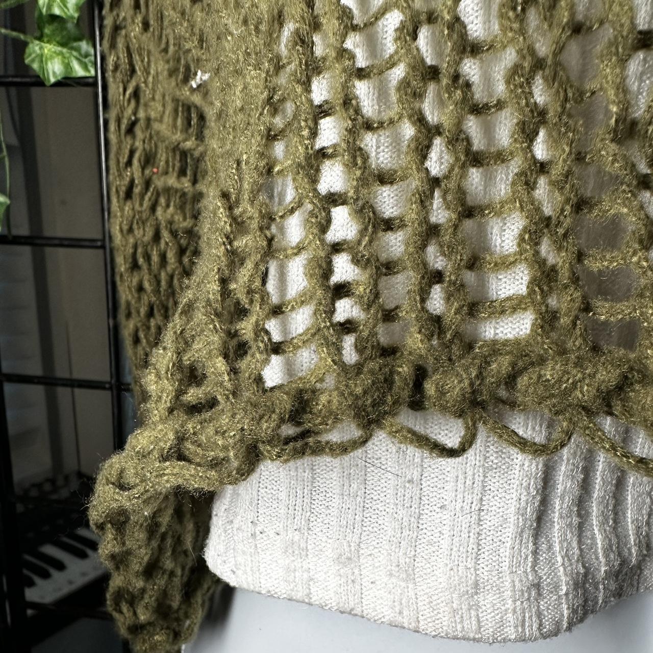 !M?ERFECT Women's Green Jumper | Depop