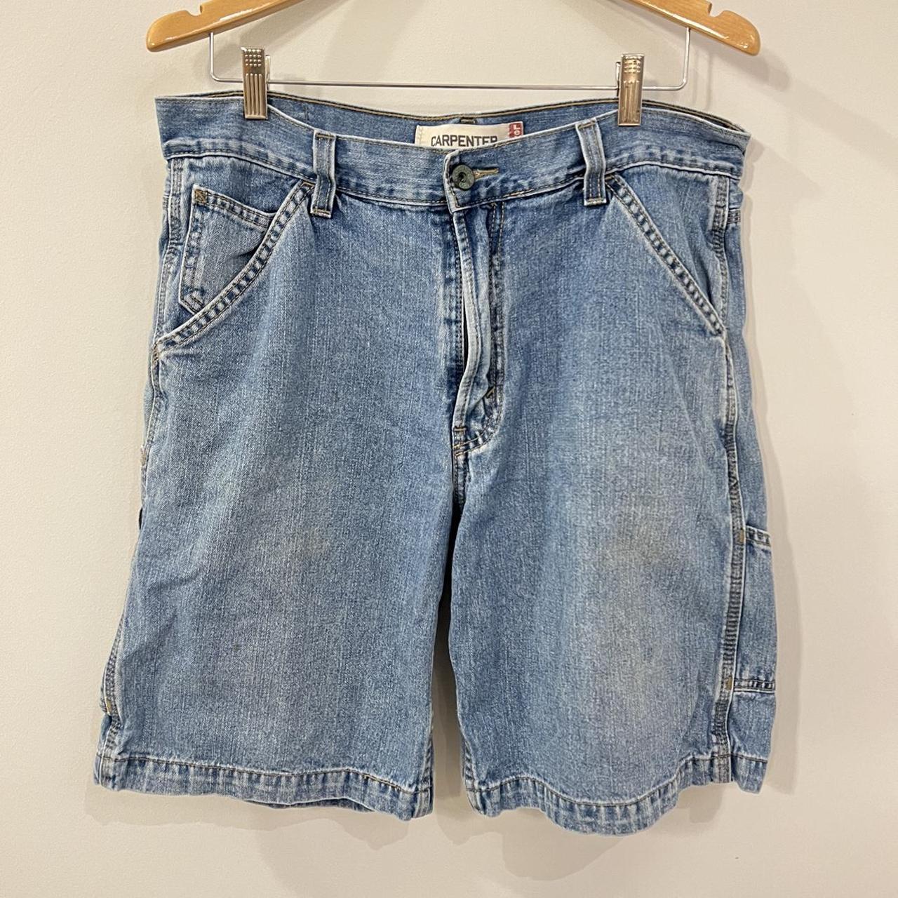 Vintage Levi carpenter shorts -Size W34 Check my... - Depop