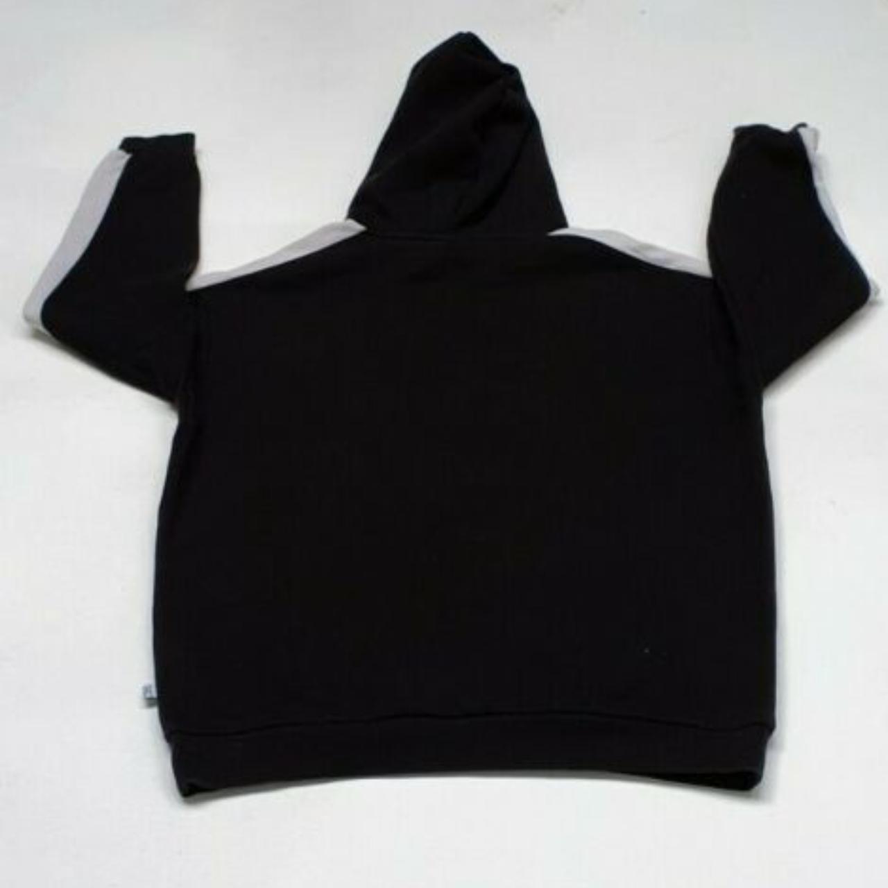 Puma hoodie in black Logo on chest In good used... - Depop