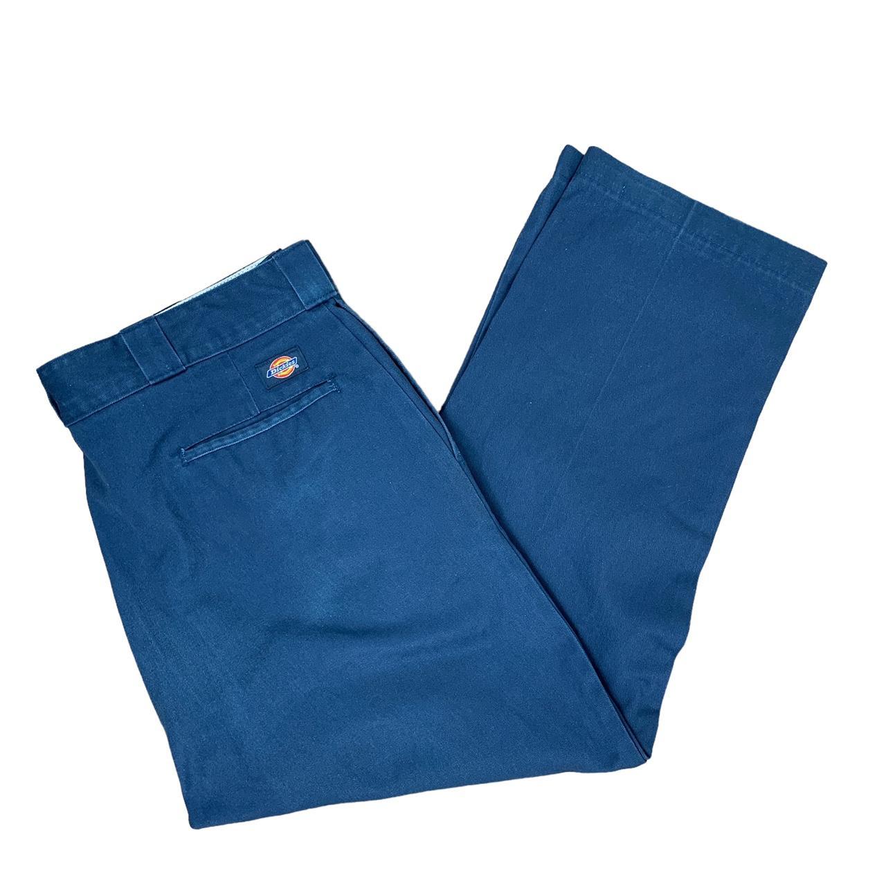 Vintage Dickies 874 Trousers Blue Dickies pants.... - Depop