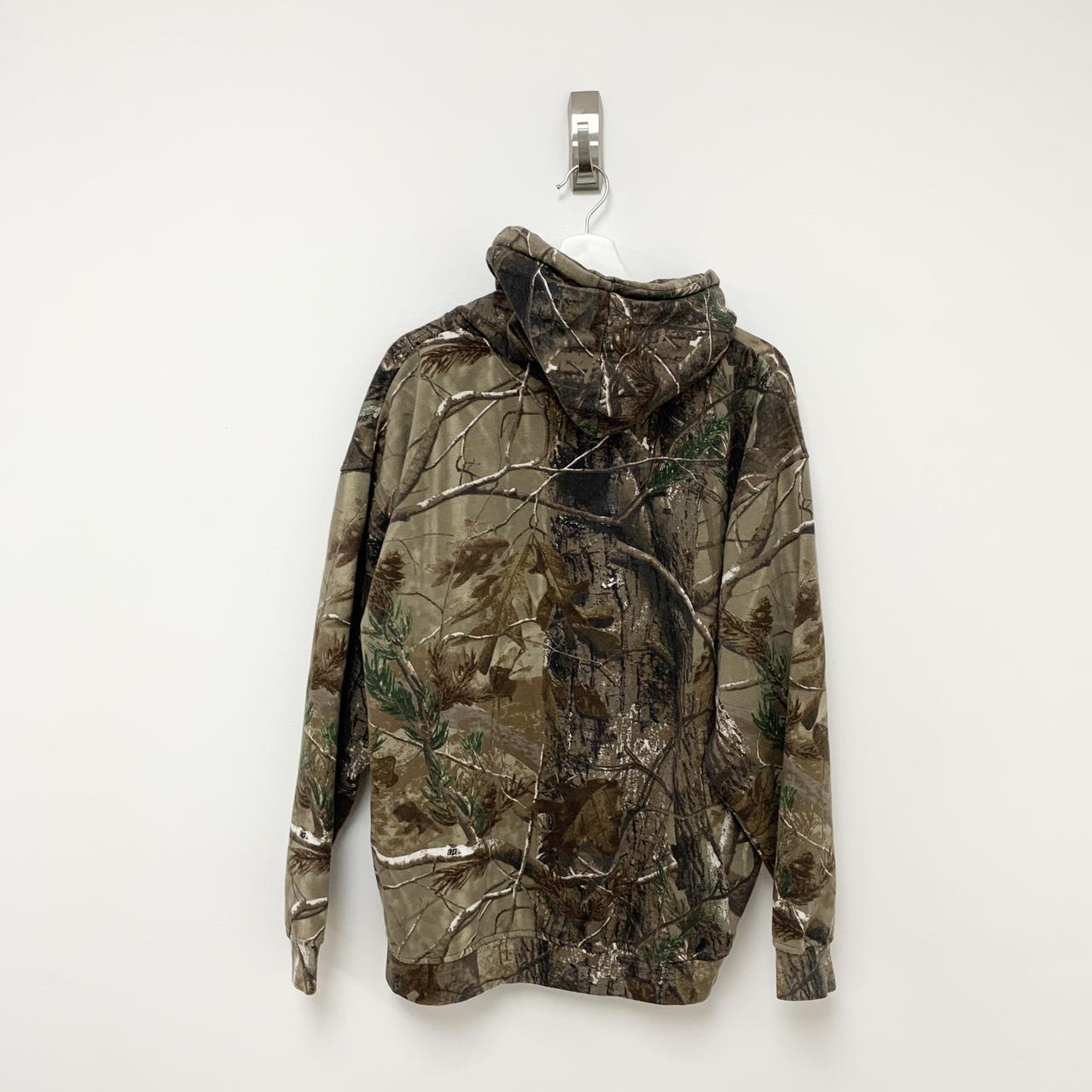 Vintage RealTree Camo USA Hunting Hoodie... - Depop