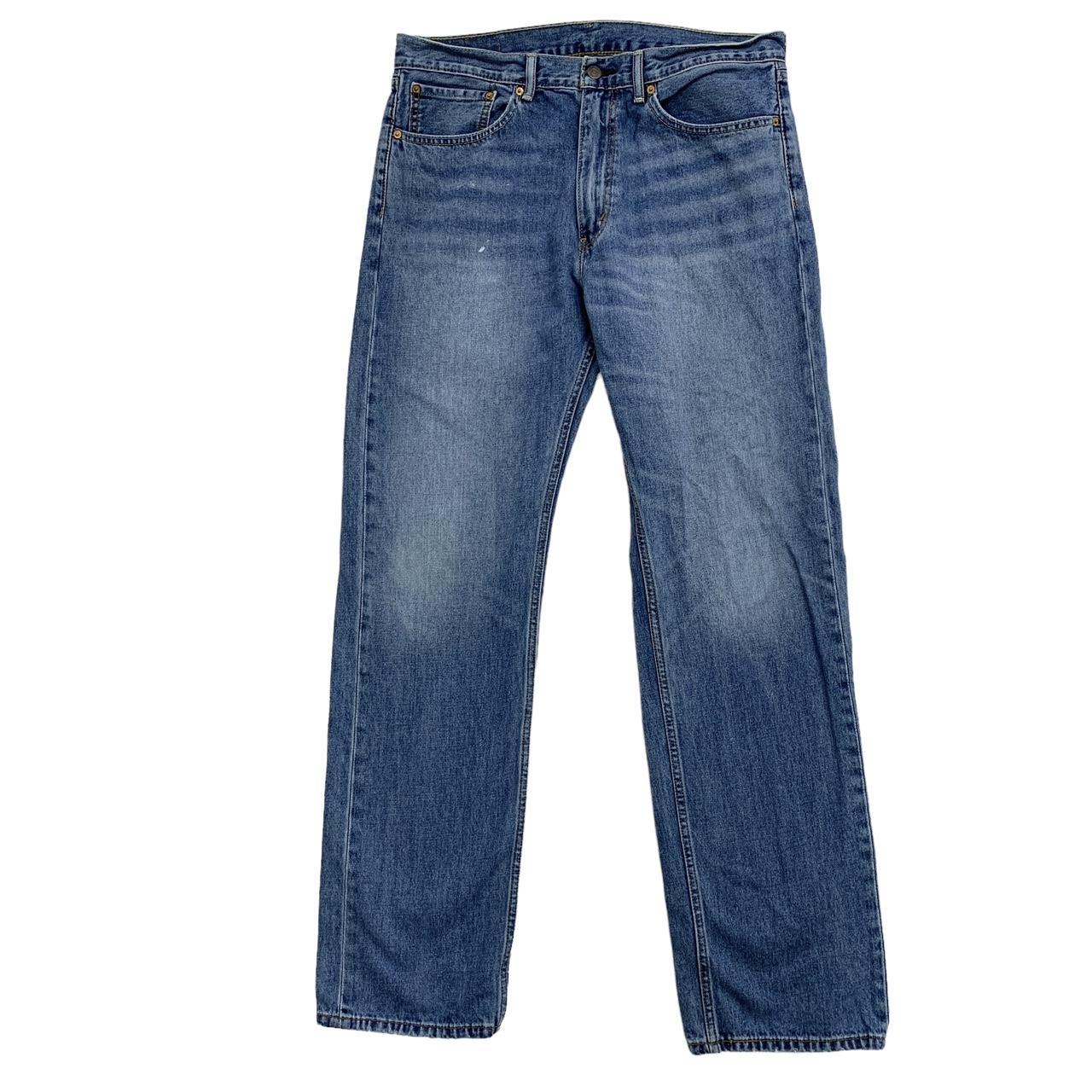 Levis 505 Jeans W36 L34 Mens Mid Blue Regular...