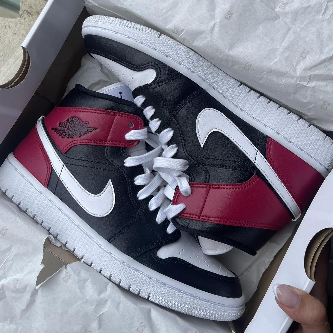 womens red nike jordans
