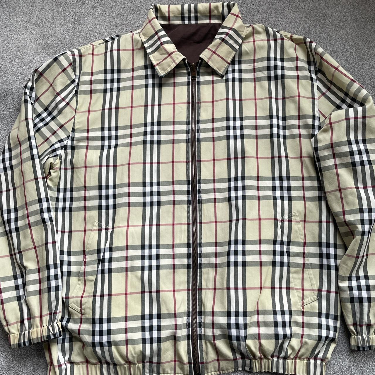 Burberry reversible harrington jacket best sale