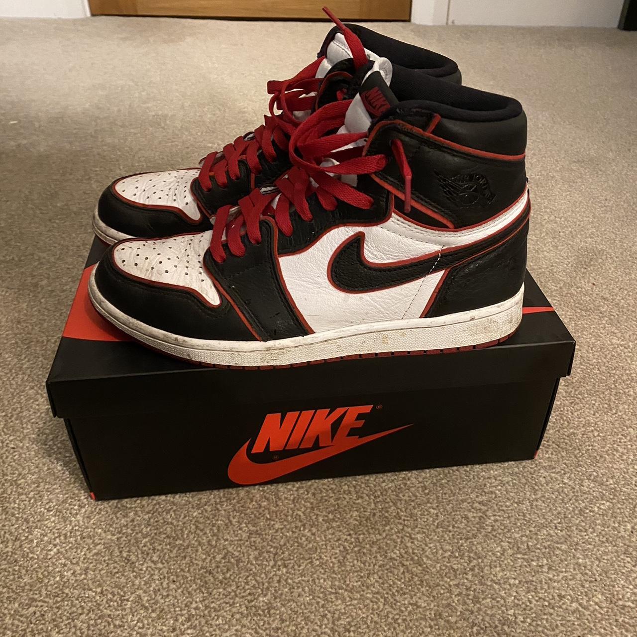 JORDAN 1 HIGH BLOODLINE great condition, will clean... - Depop