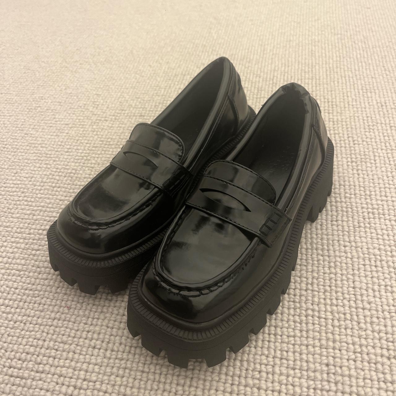asos platform loafers