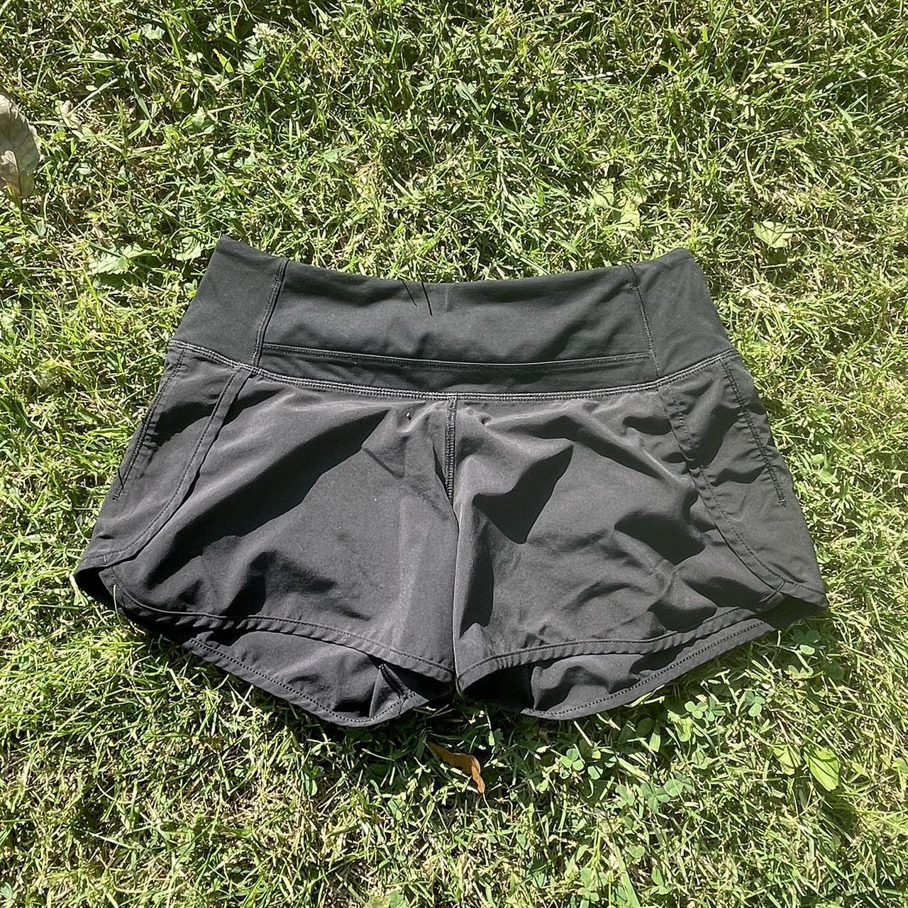 black lululemon shorts size 2! tag has been cut... Depop