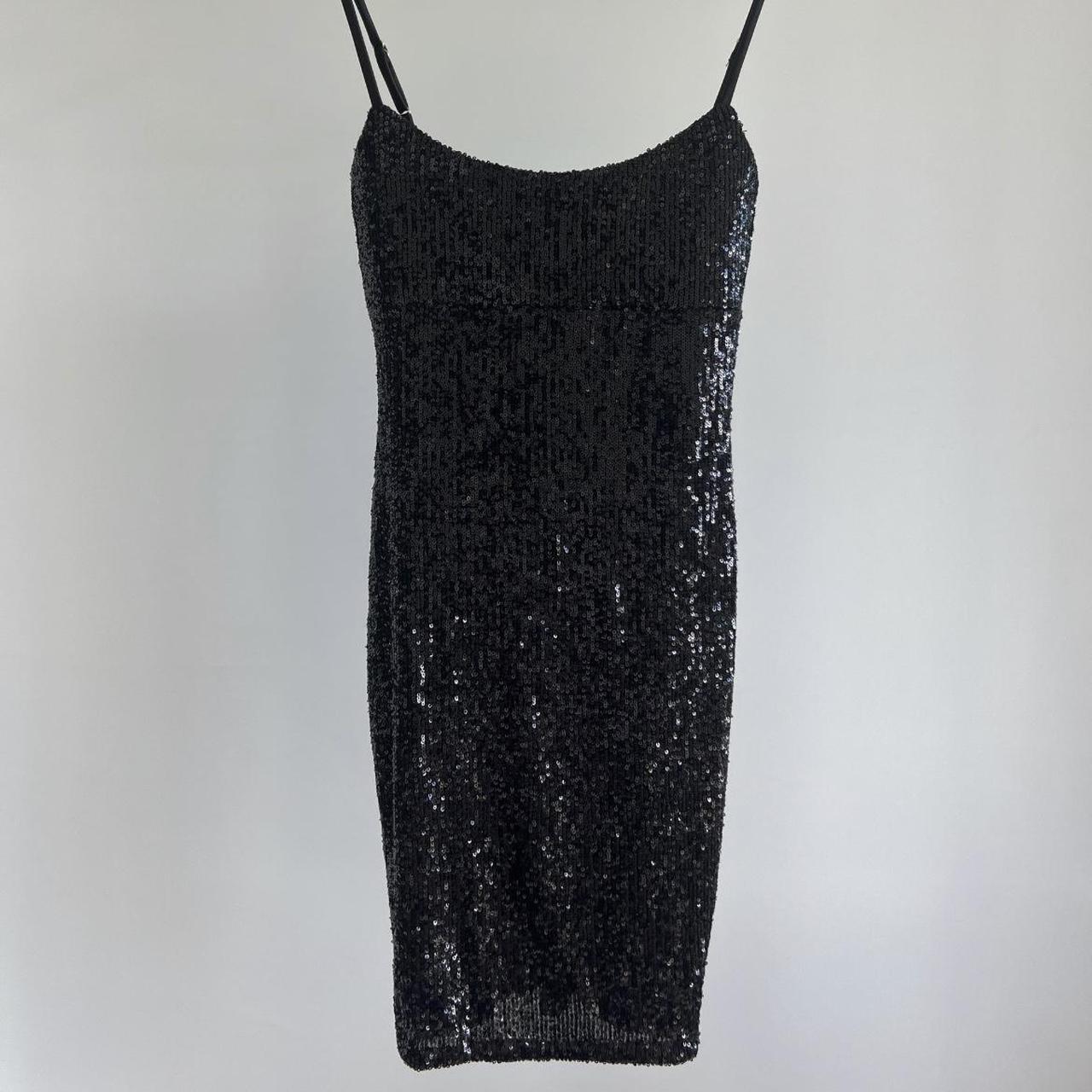 Stunning Nookie Black Sequin Lovers Mini Dress - S - Depop