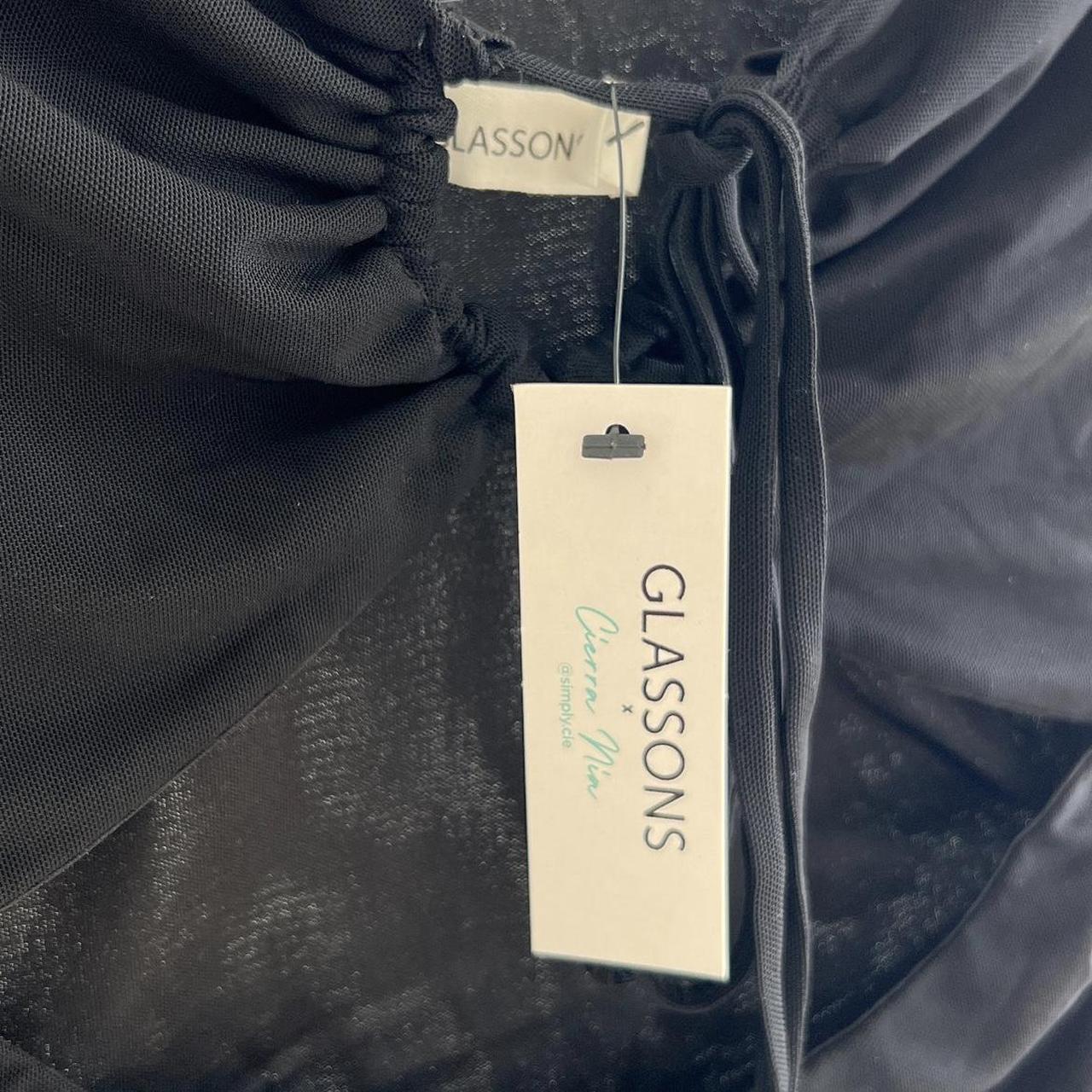 Glassons Black Bodycon Maxi Dress XS Depop