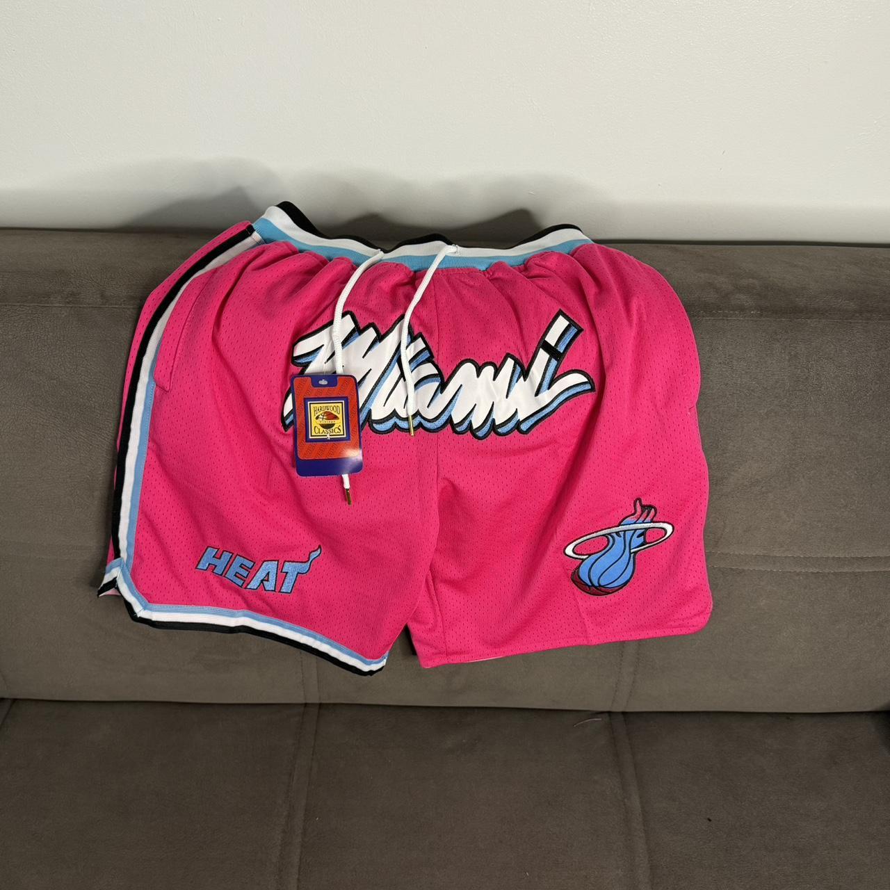 Heat Vice City Heat City Edition Miami Heat Pink And Blue Shorts
