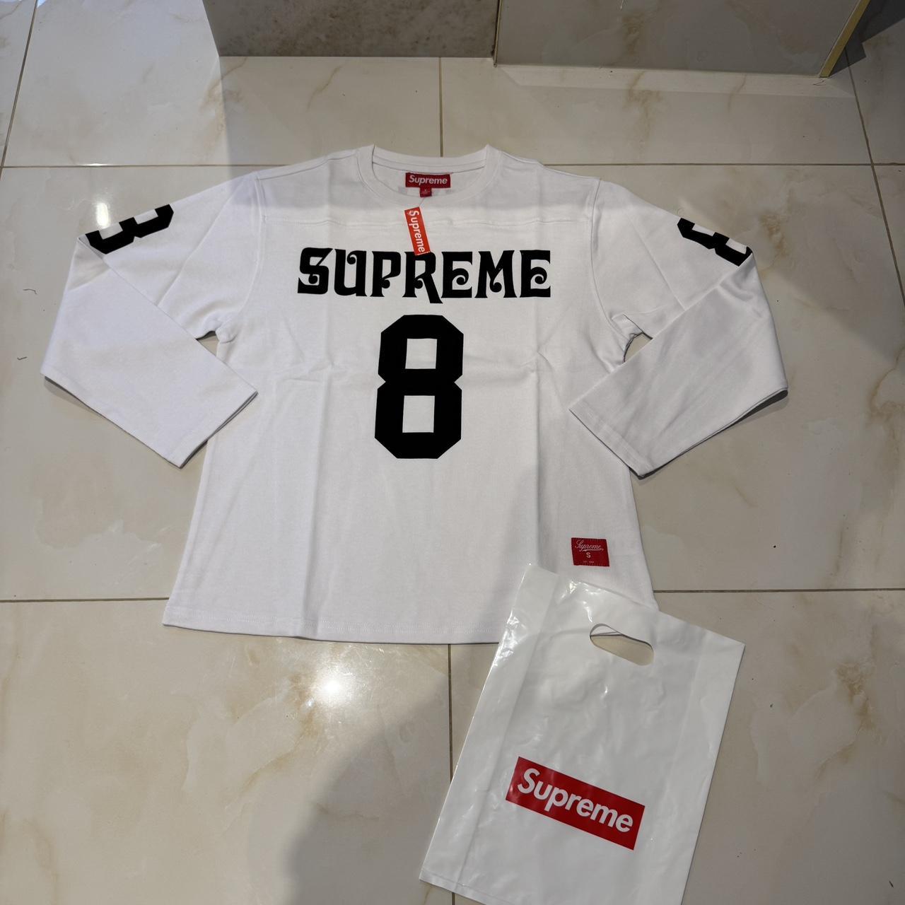 Supreme Affiliated Affili8ed 8 Long Sleeve Jersey | Depop