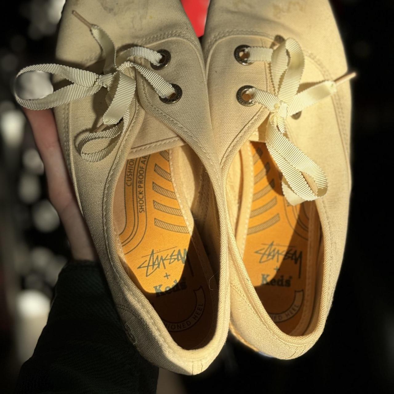 Vintage stüssy x keds shoes, Size women’s,