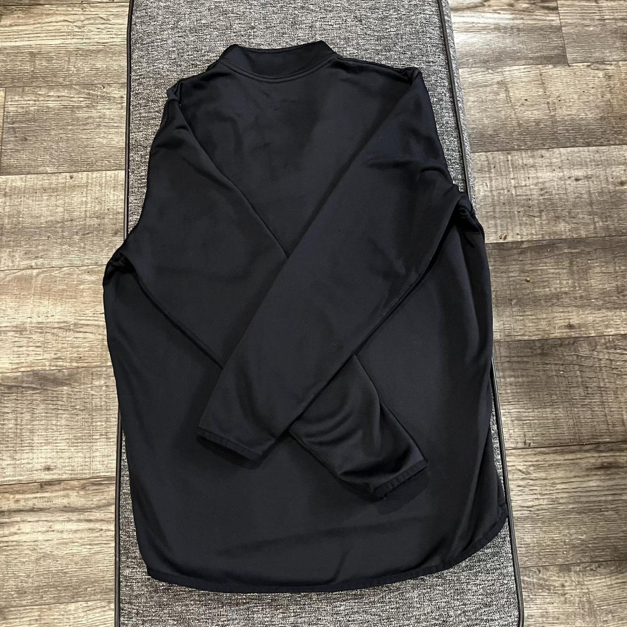 Black Under Armor Quarter Zip Pullover - Depop