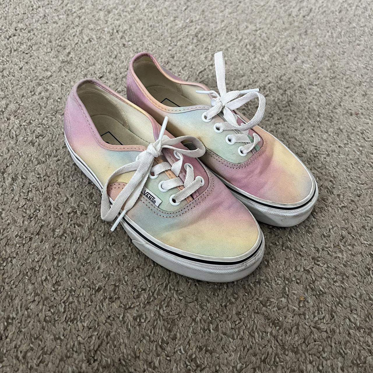 Rainbow vans hot sale size 5.5