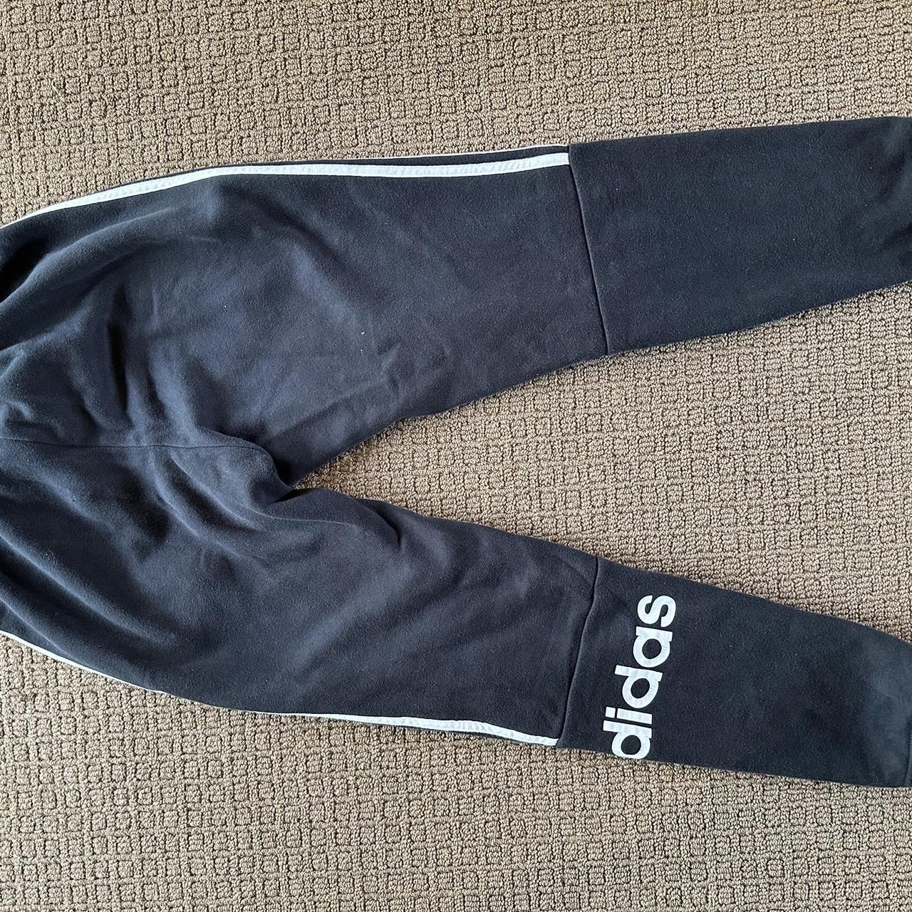 Black Adidas Tracksuit pants Size small Send any... - Depop