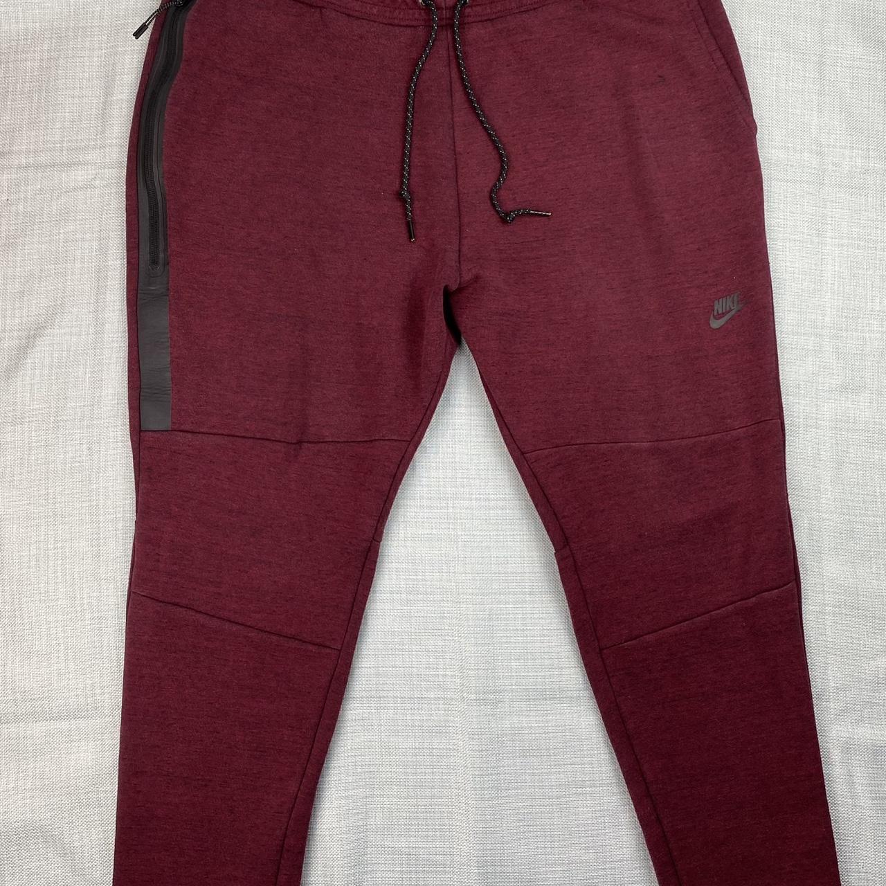 mens nike burgundy joggers
