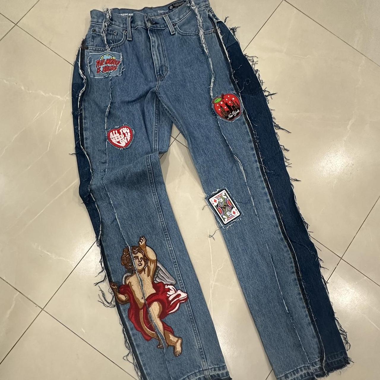 Reworked denim hot sale