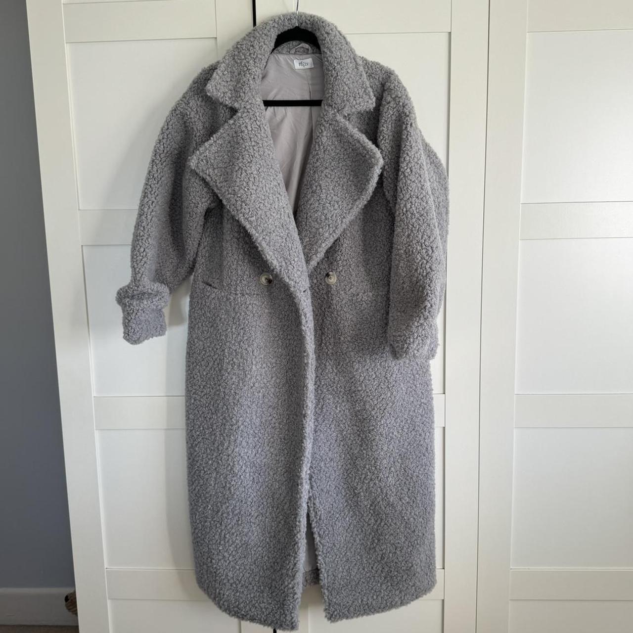 Light grey on sale teddy bear coat