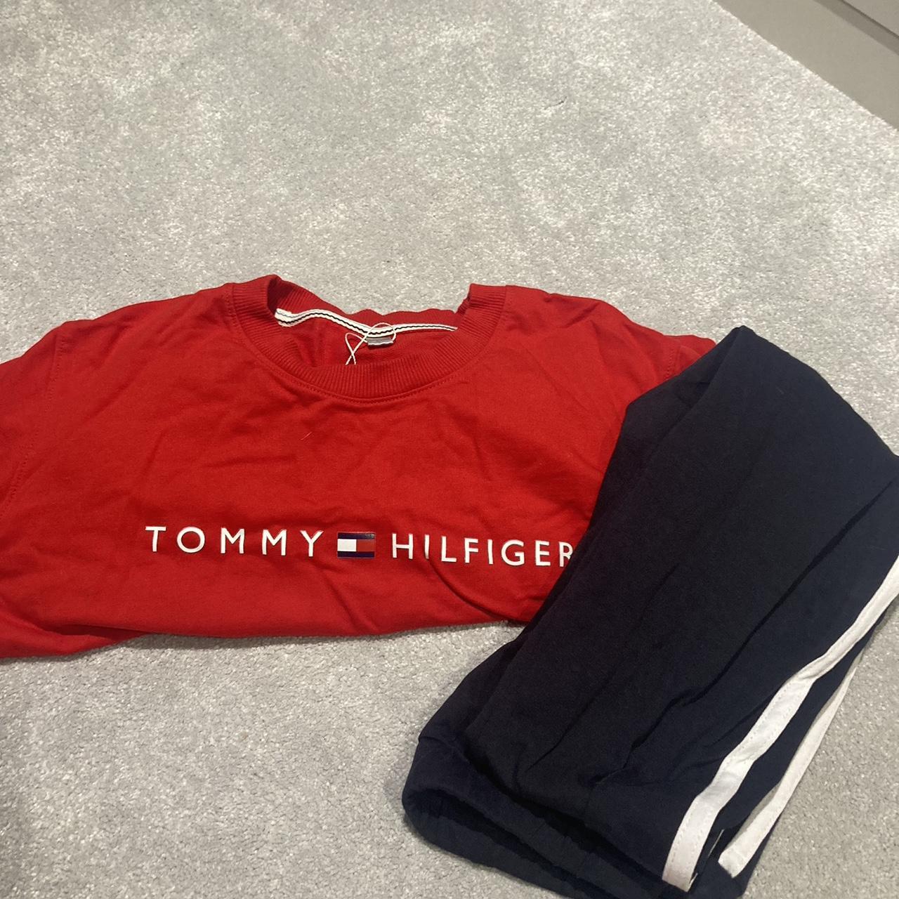 Tommy Hilfiger black and red legging set So cute... Depop