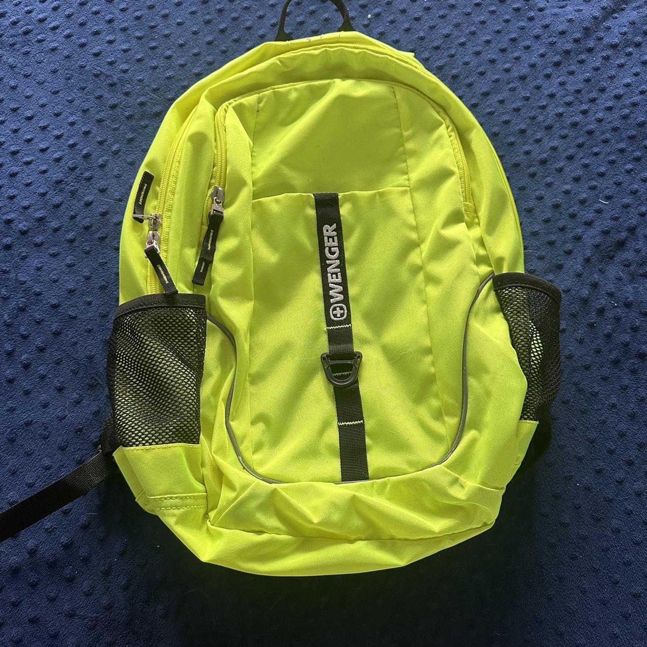 Neon sales yellow backpack