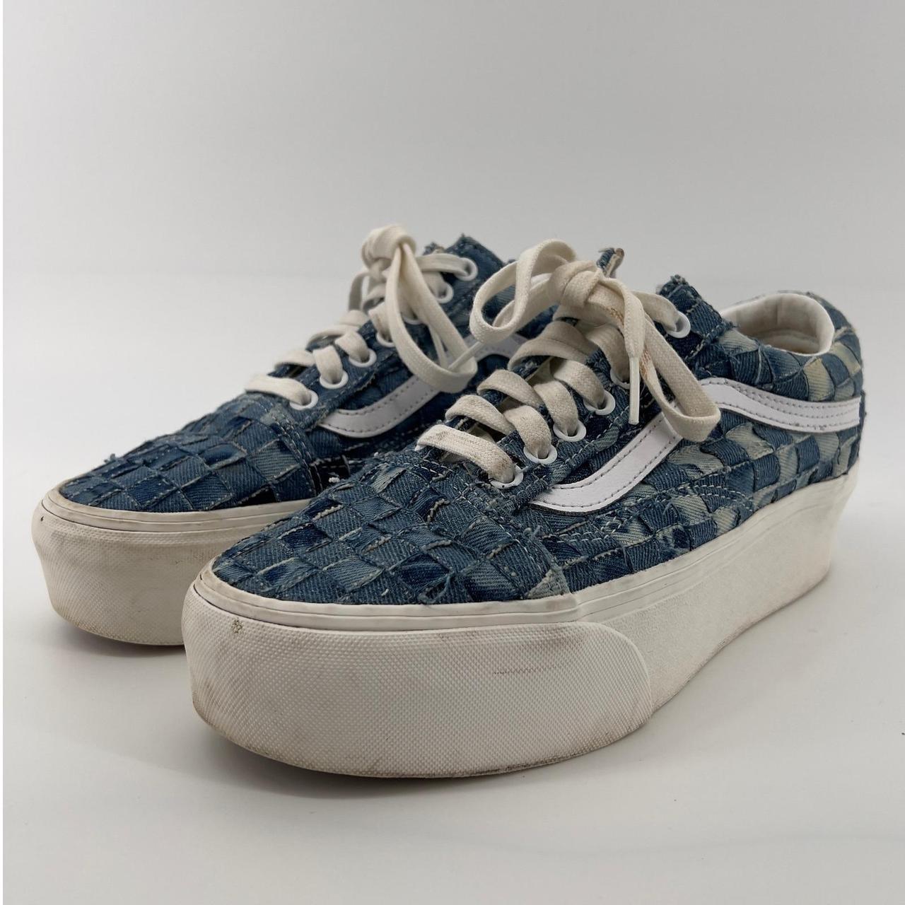 Vans Women's Sneakers Blue/White US – Vans Women Men