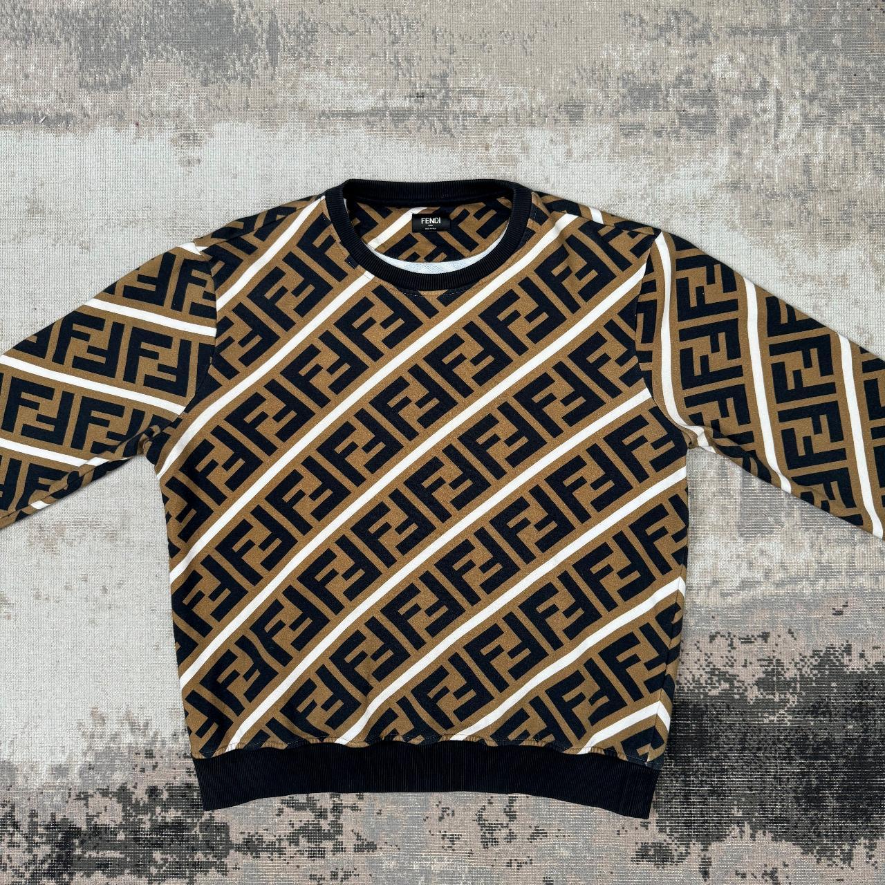 Fendi ff logo sweatshirt hotsell