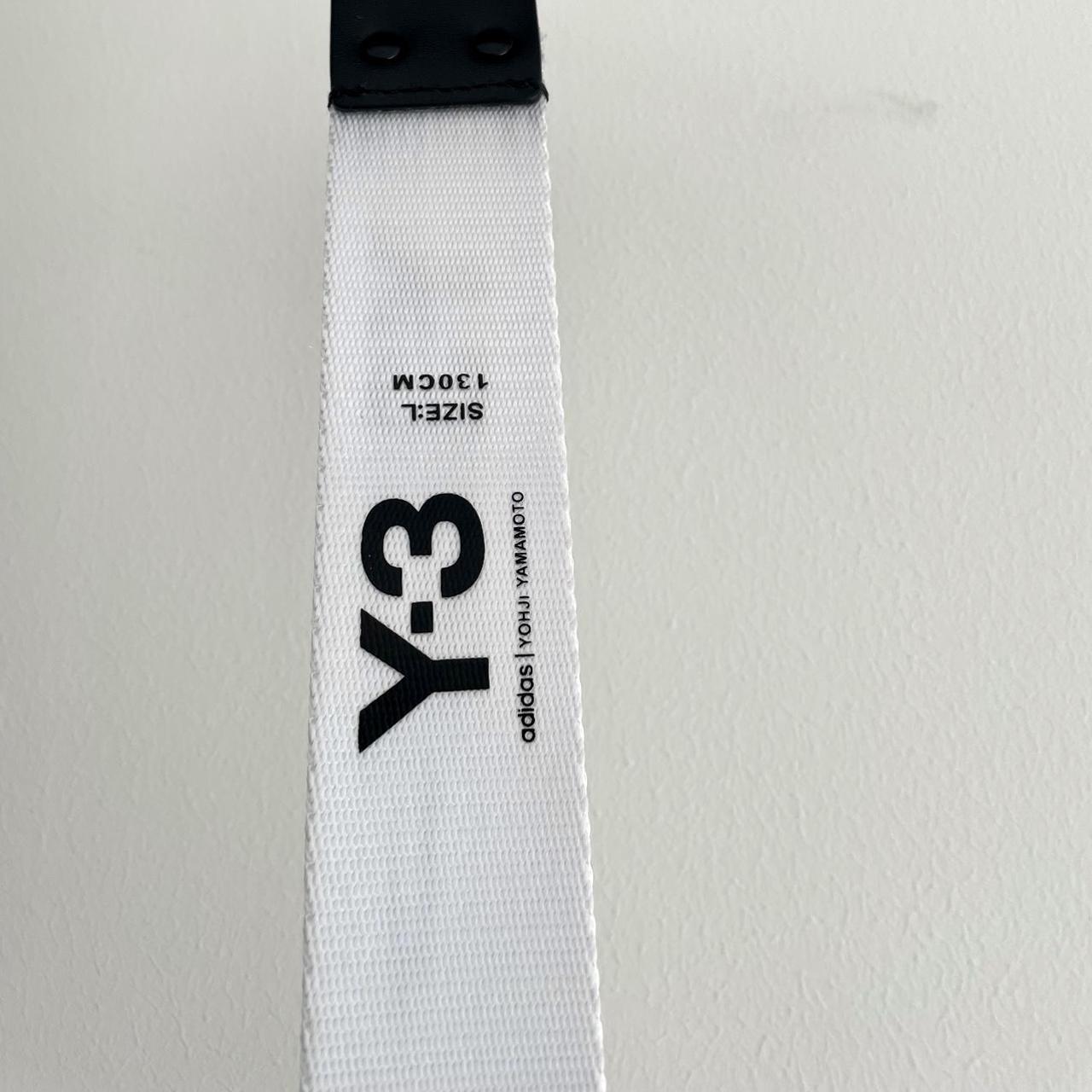 Y3 sale white belt