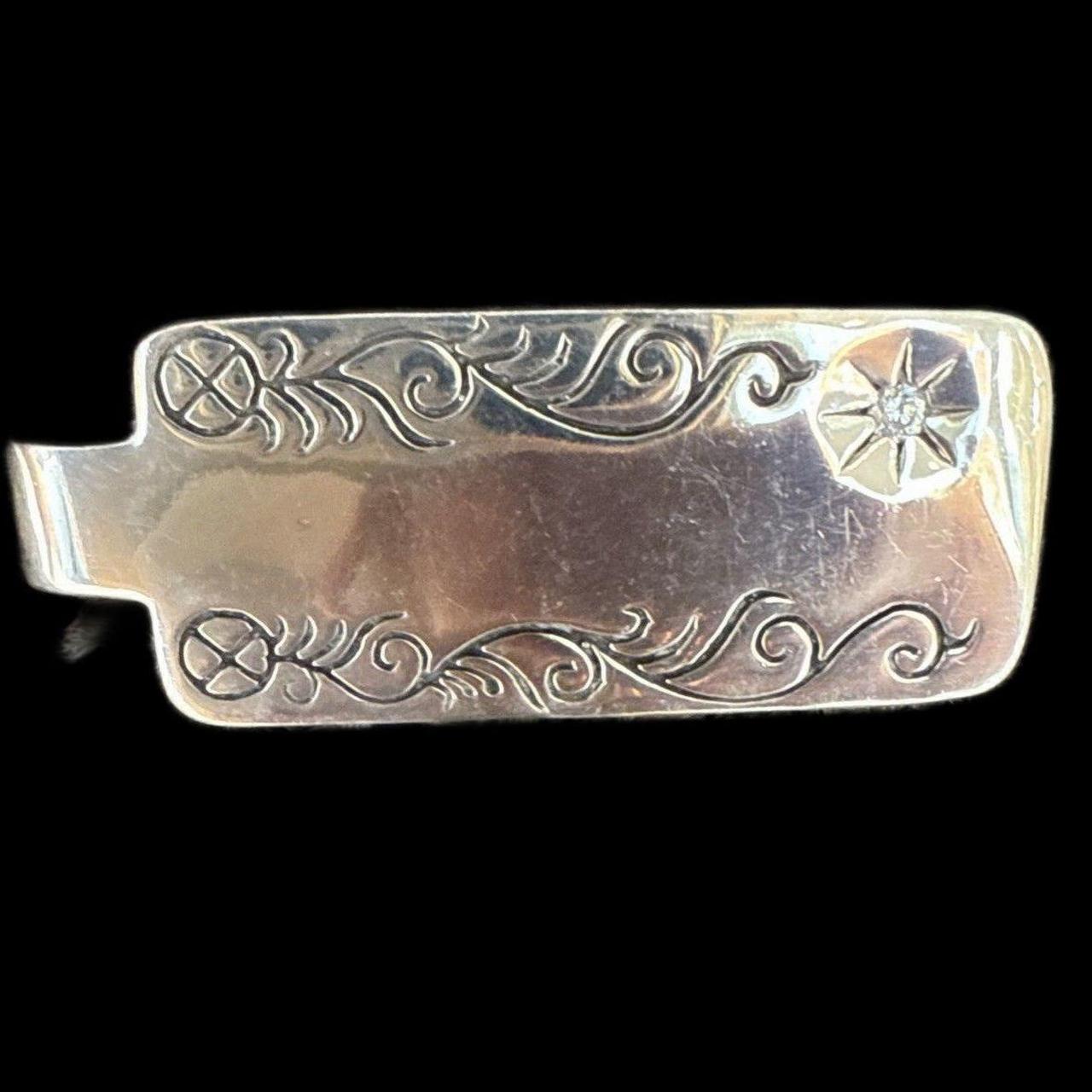 Source Unknown Men's Wallet - Silver – Handmade 9… - image 1