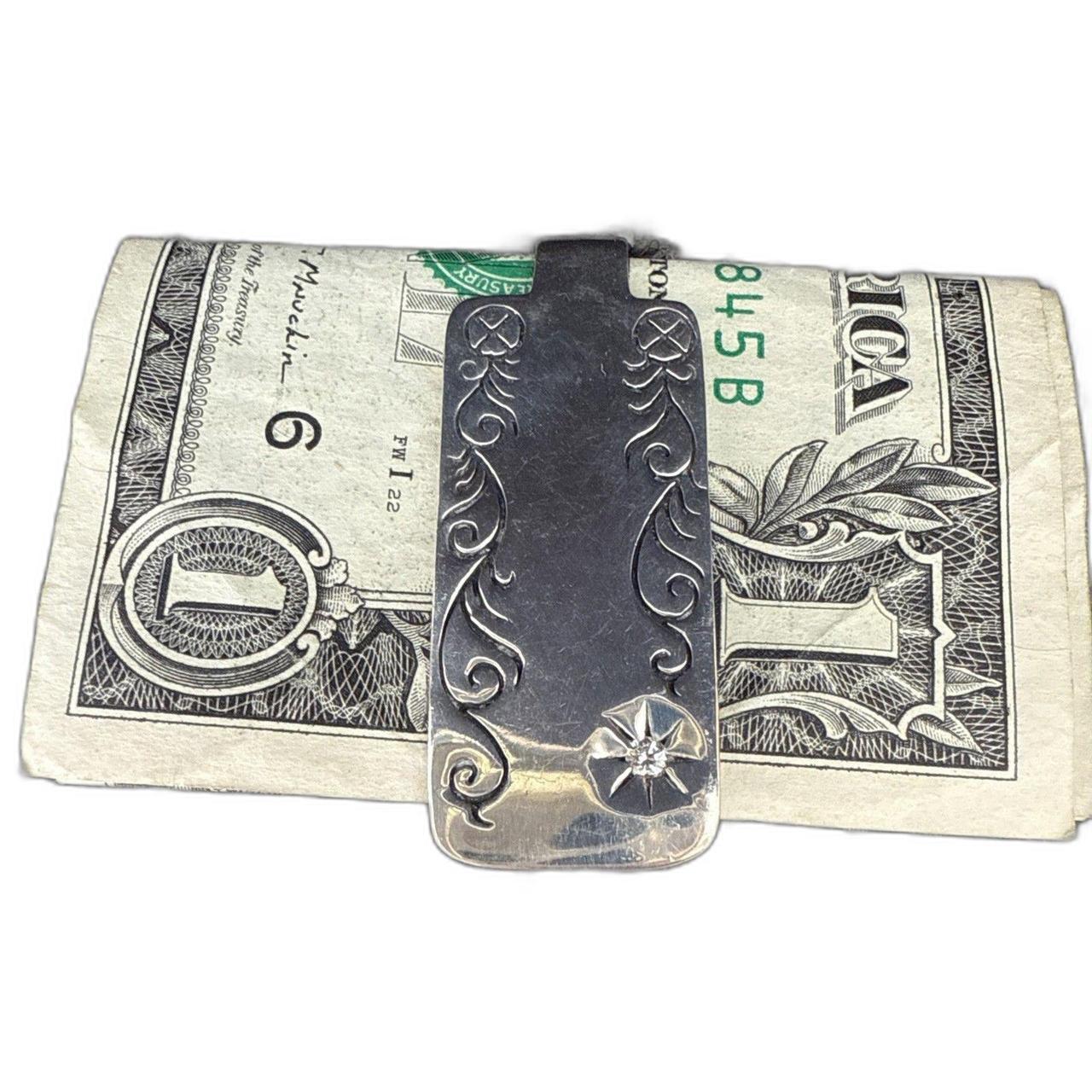 Source Unknown Men's Wallet - Silver – Handmade 9… - image 2
