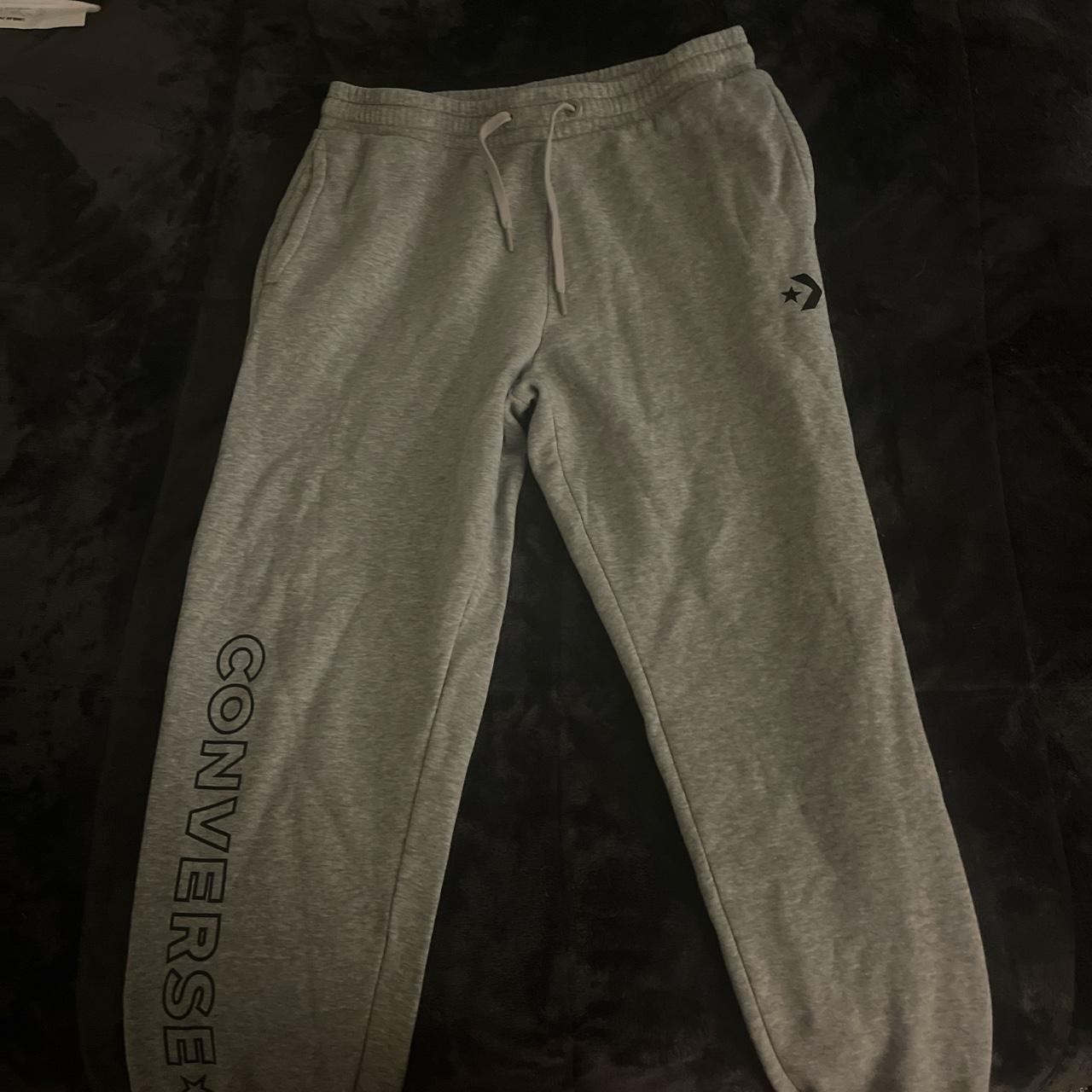 Converse Men's Grey Joggerstracksuits Depop