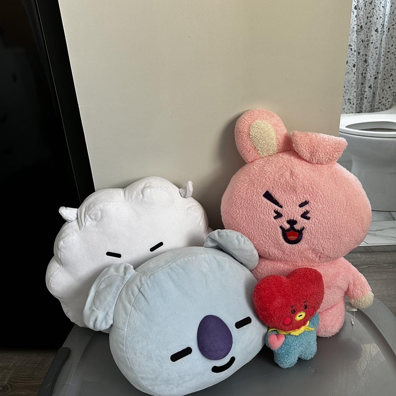BT21 plushies it includes all 4 of them Depop