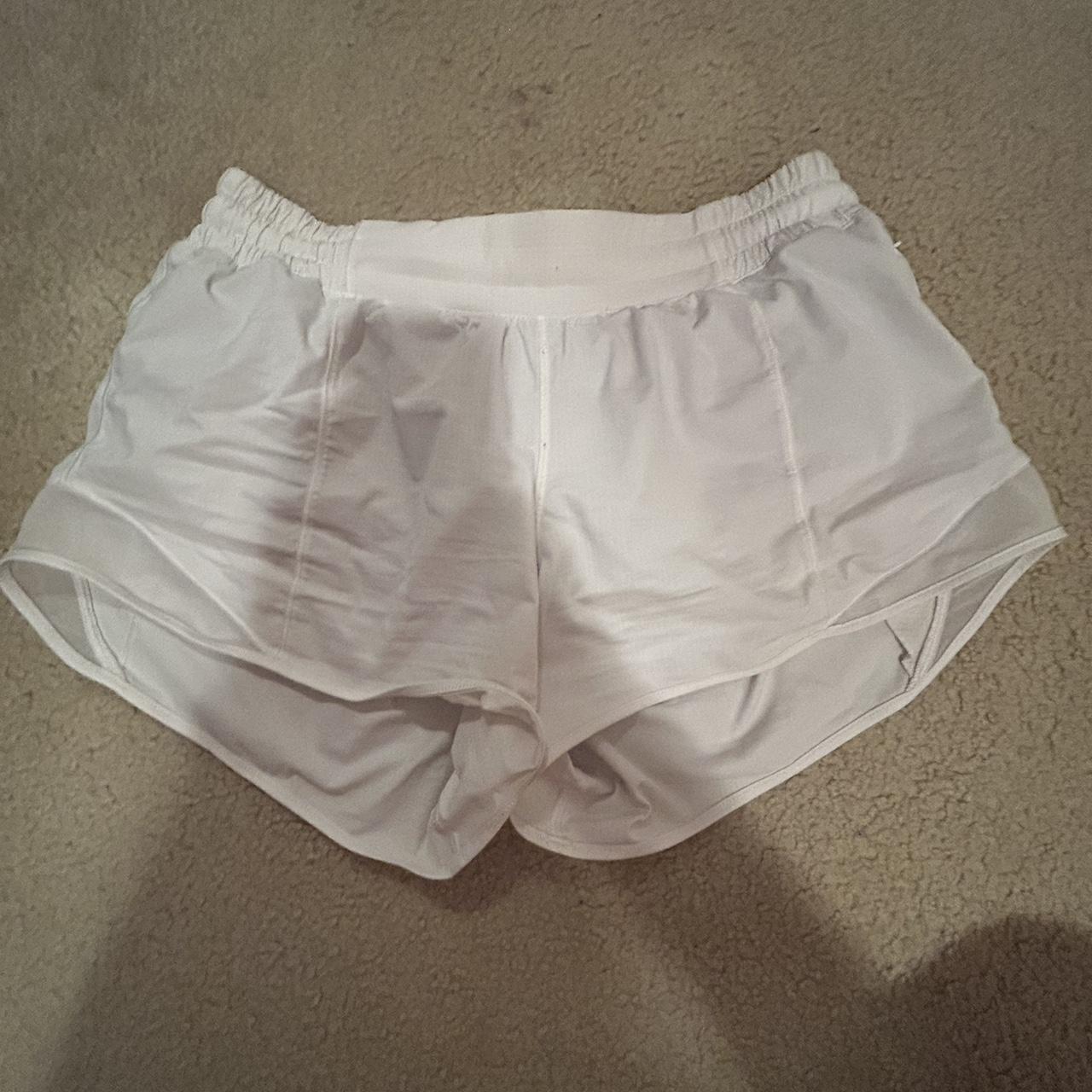 Lululemon Women's White Shorts | Depop