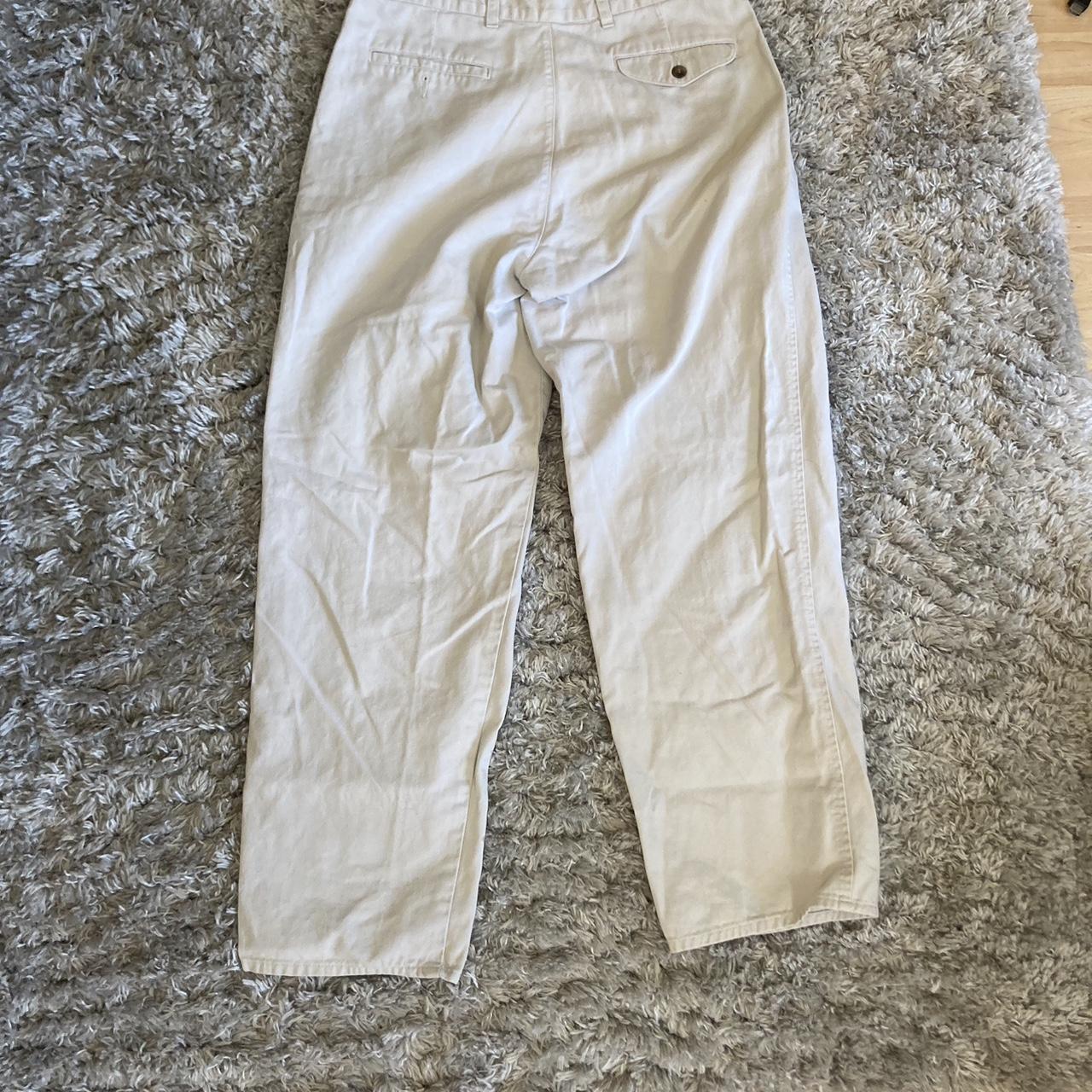 size 34x30 dockers white. stain on the right... - Depop