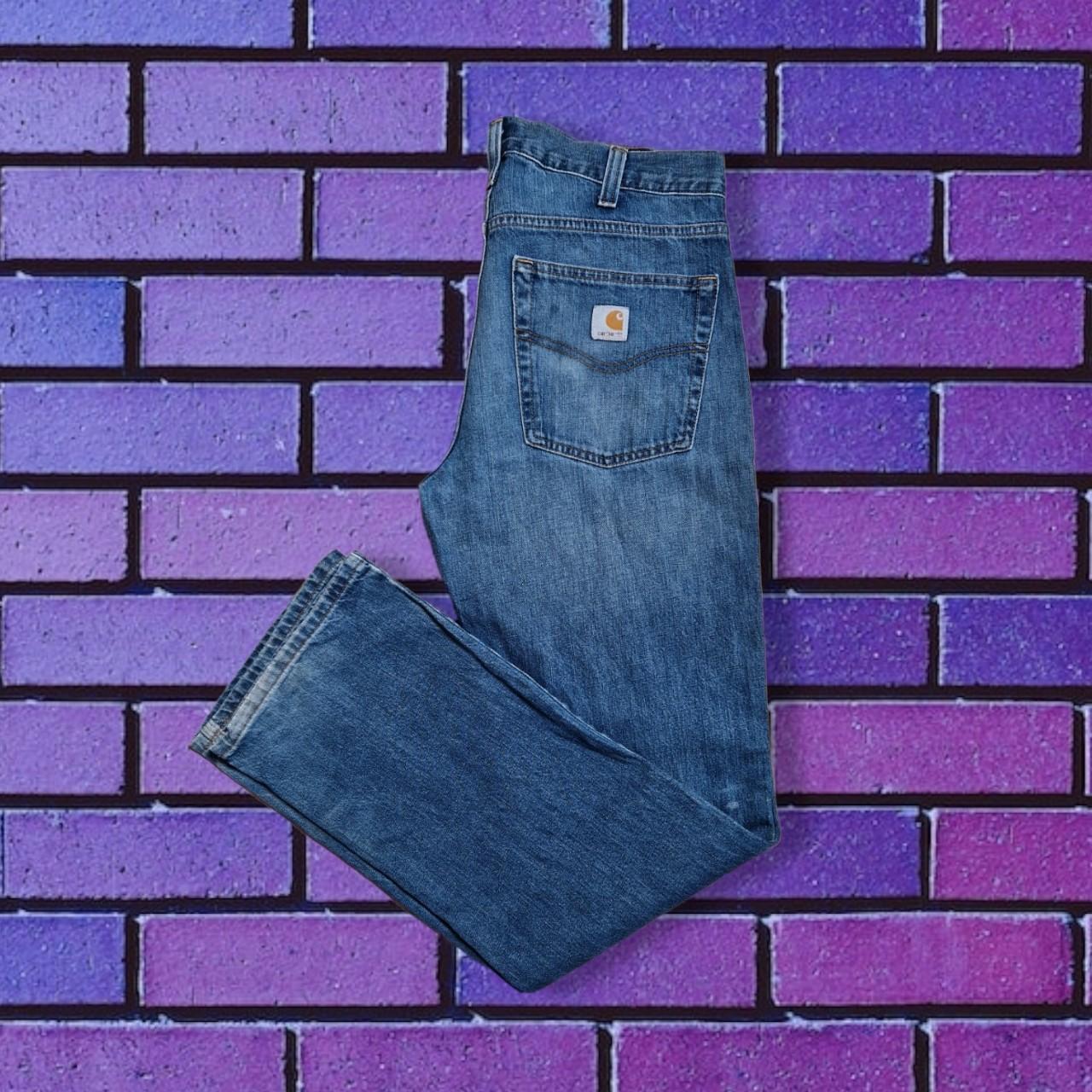 Carhartt jeans Relaxed fit Carhartt's in blue.... Depop