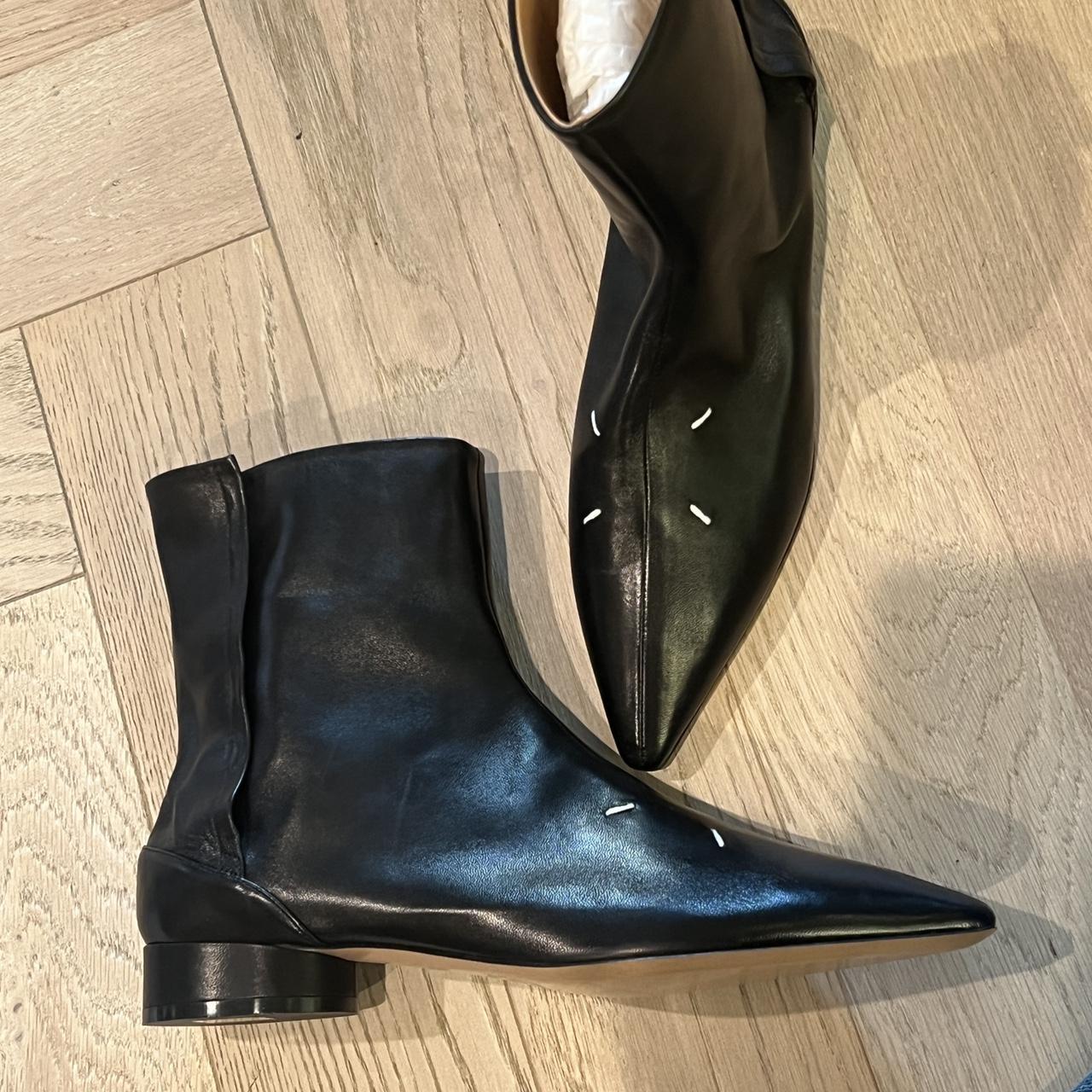 maison margiela leather boots