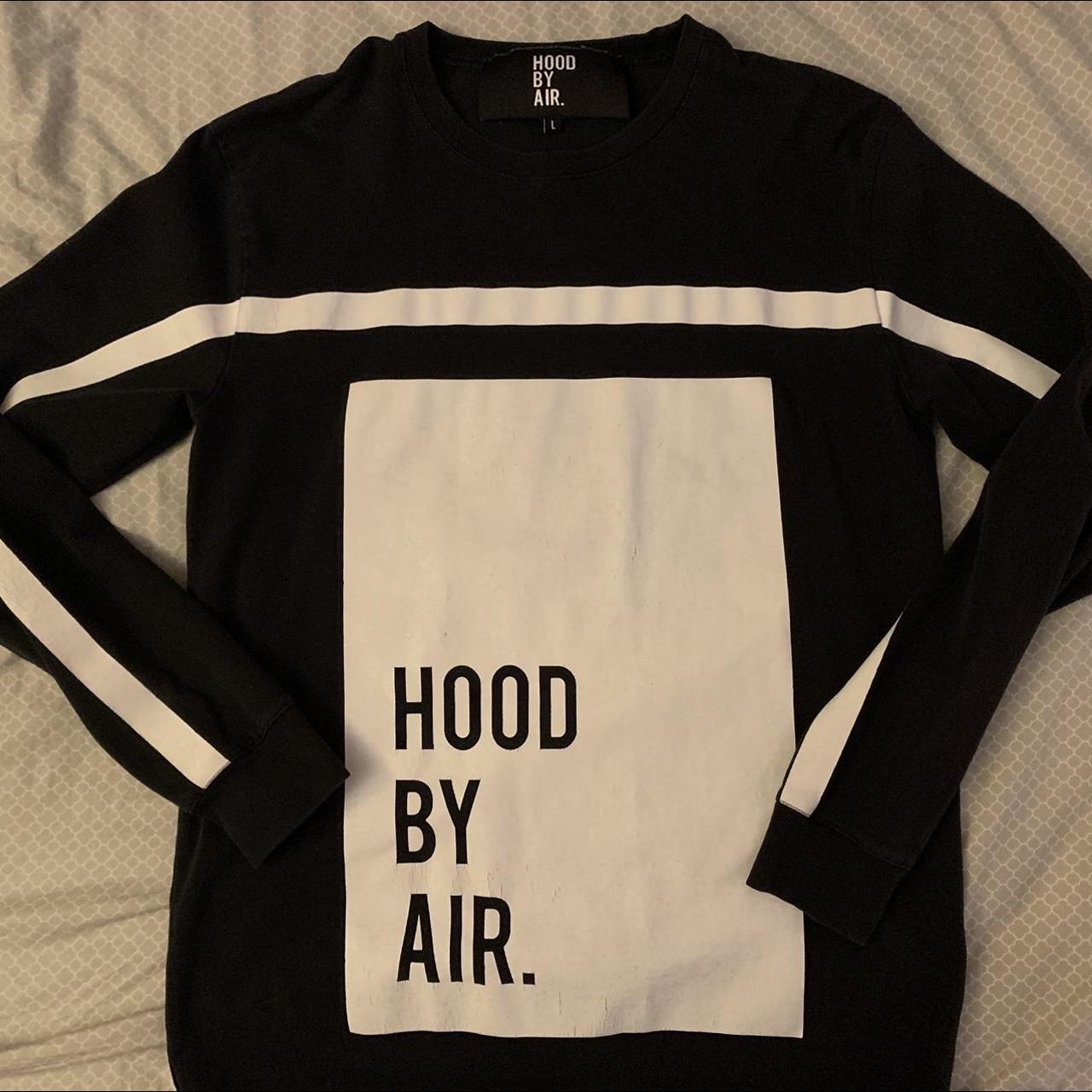 Hood By Air Men's White and Black T-shirt